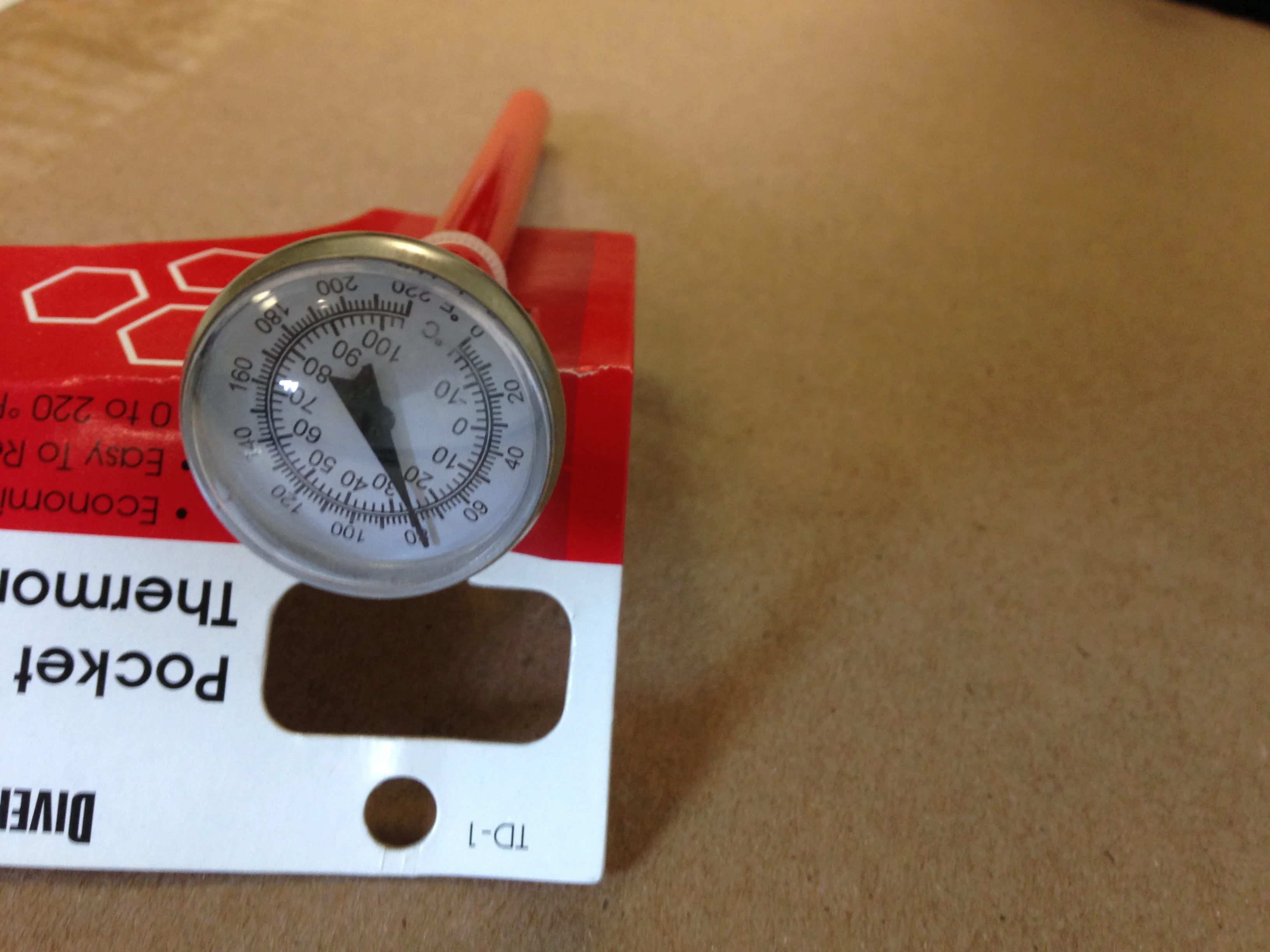 0 Degrees Farenheight to 220 Degrees Farenheight Pocket Dial Thermometer - Image 7