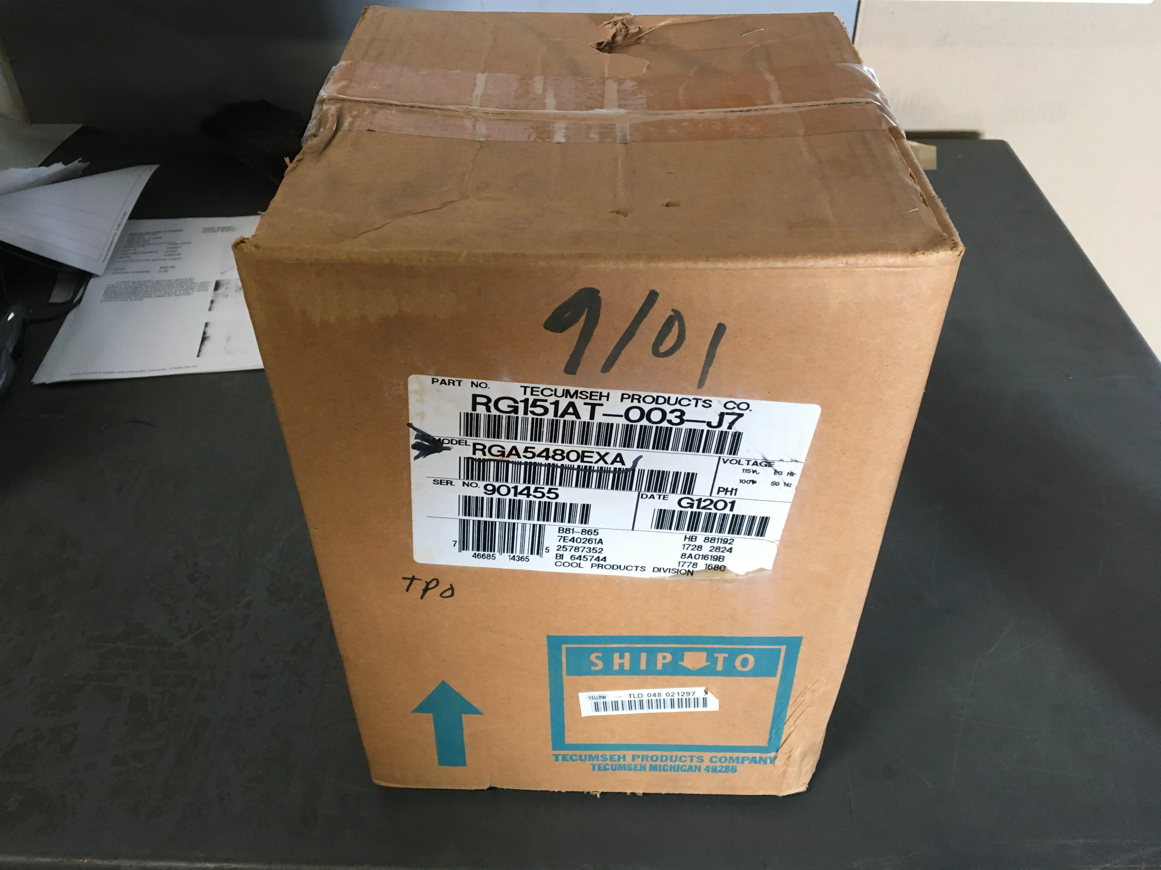 0.75 Ton Ac/HP Rotary Compressor 115/60/1 R22 - Image 3