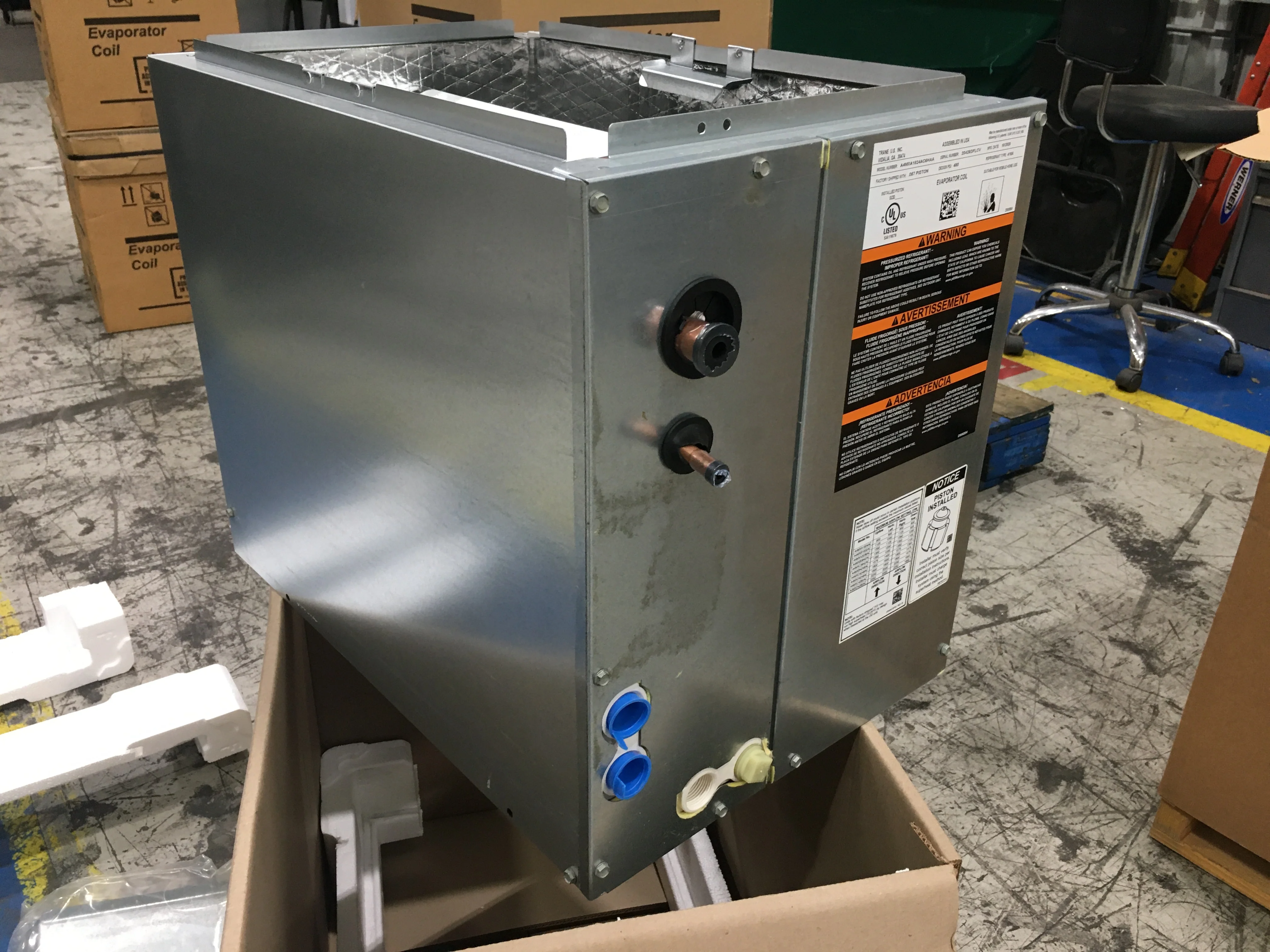 1.5 to 2 Ton AC/HP Multi-Position Cased A-Coil; R-410A, CFM 800 - Image 2