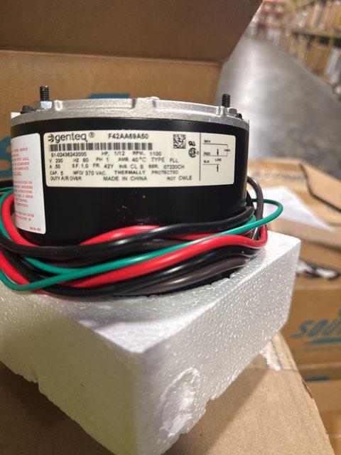 1/12 HP Fan Motor 208-230/60/1 1100 Rpm - Image 3