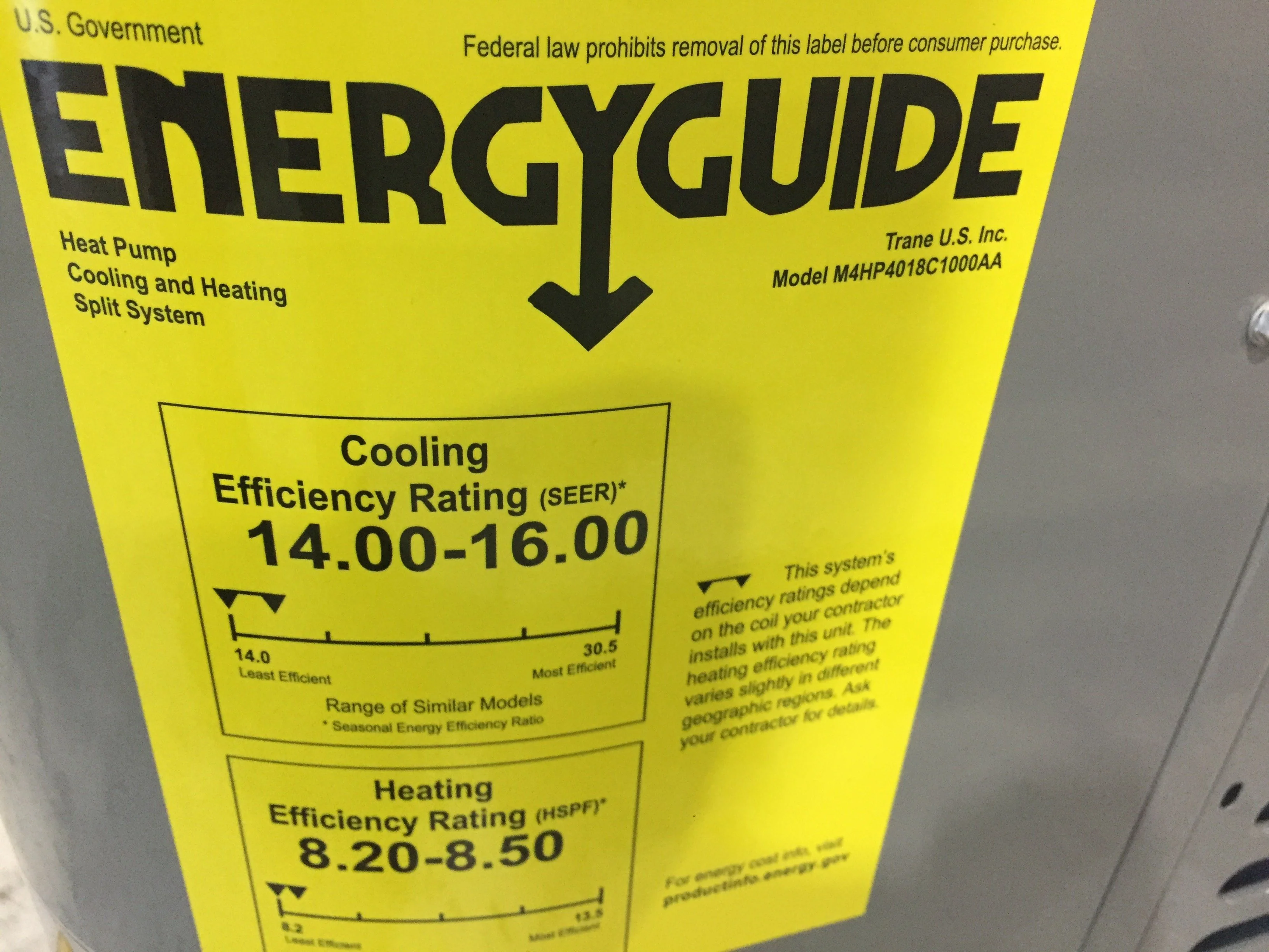 1.5 Ton Split-System Heat Pump 208-230/60/1 R-410A 14 Seer - Image 4