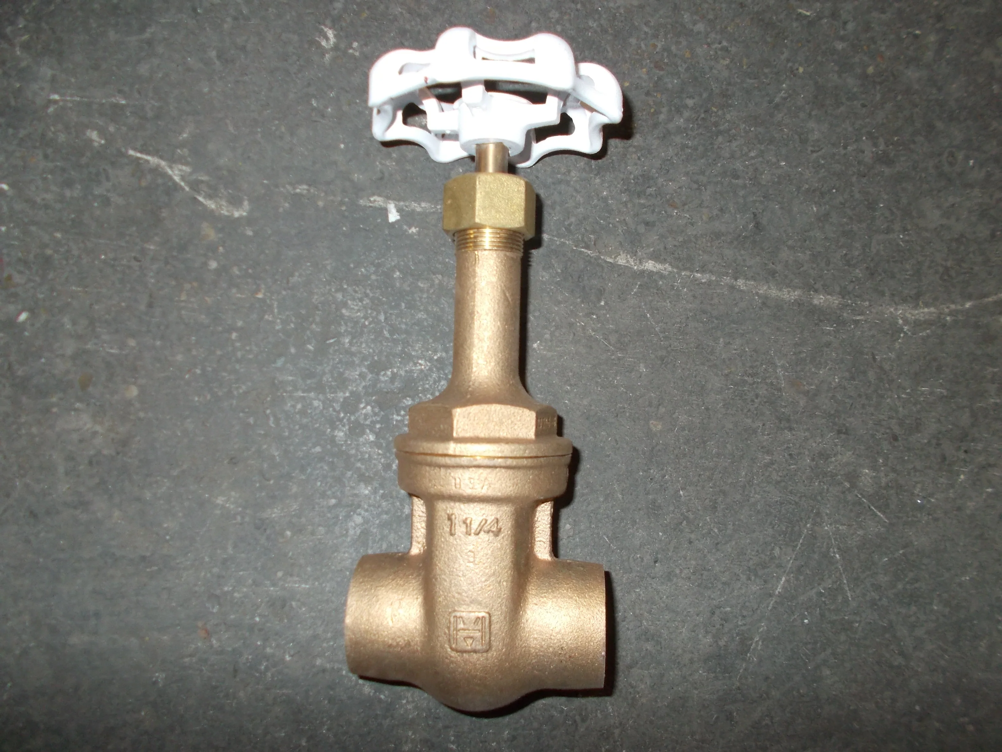 1-1/4" Ultra Pure Sweat Bronze Gate Valve - Image 6