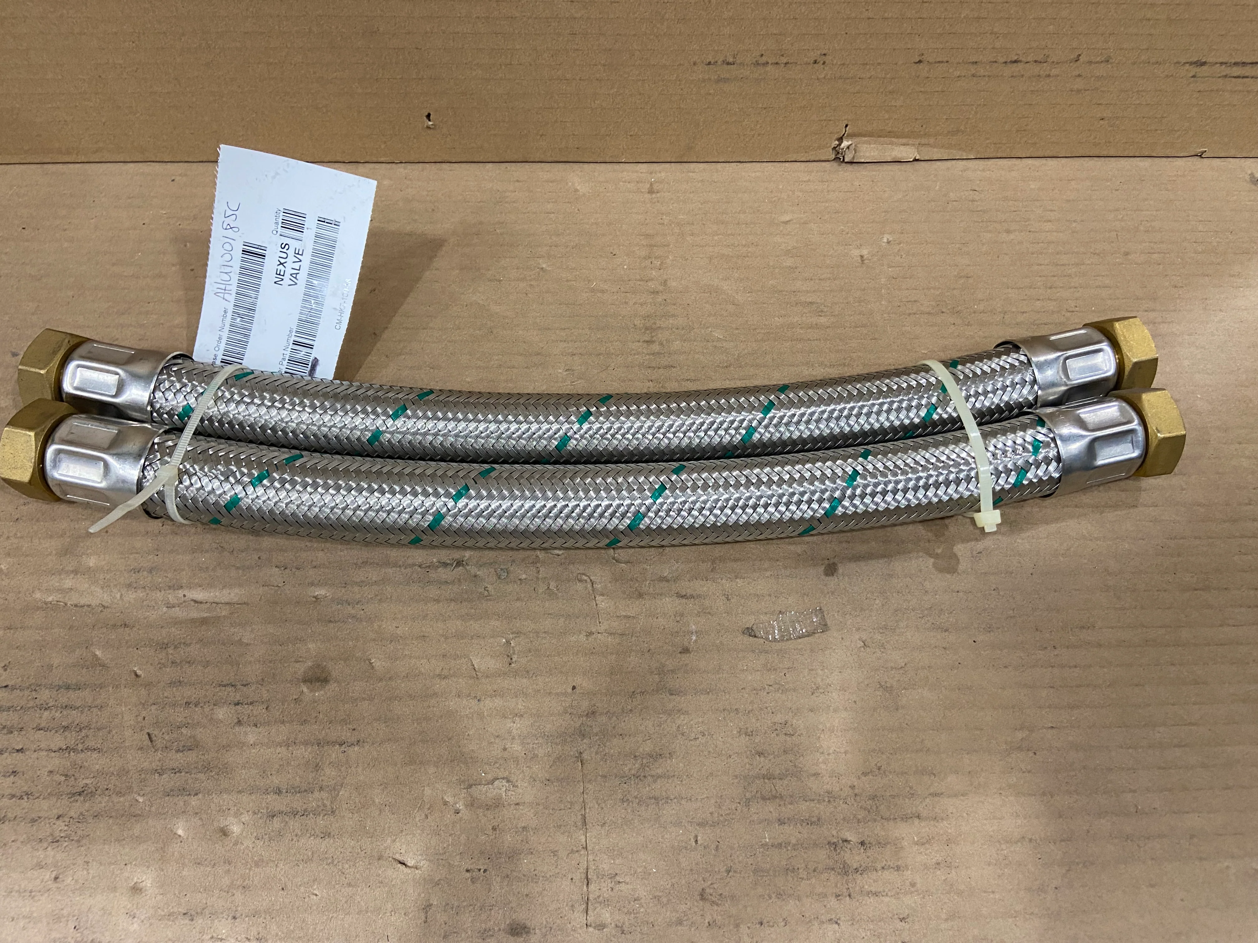 1" X 18" Stainless Steel Braided Lines