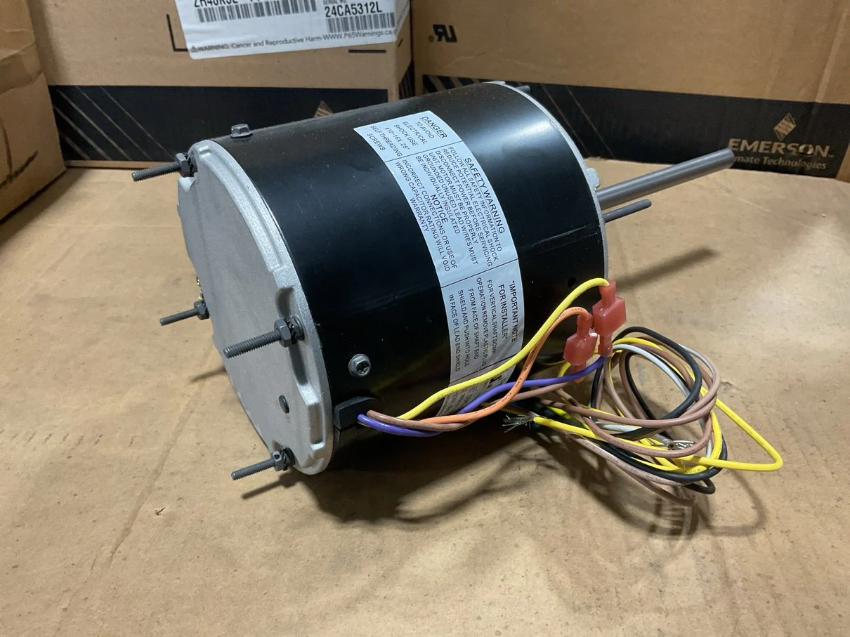 1/2 HP Condenser Fan Motor 208-230/60/1 1075 Rpm 1 Speed - Image 2