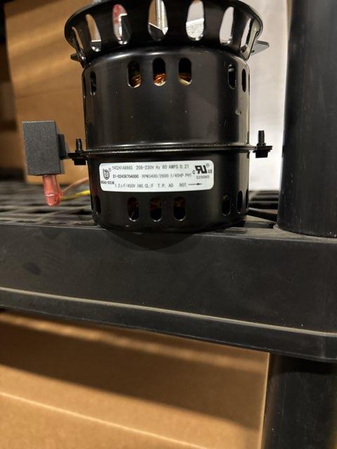 1/45 HP, 230V, Motor Inducer with Capacitor, 3400 RPM - Image 2