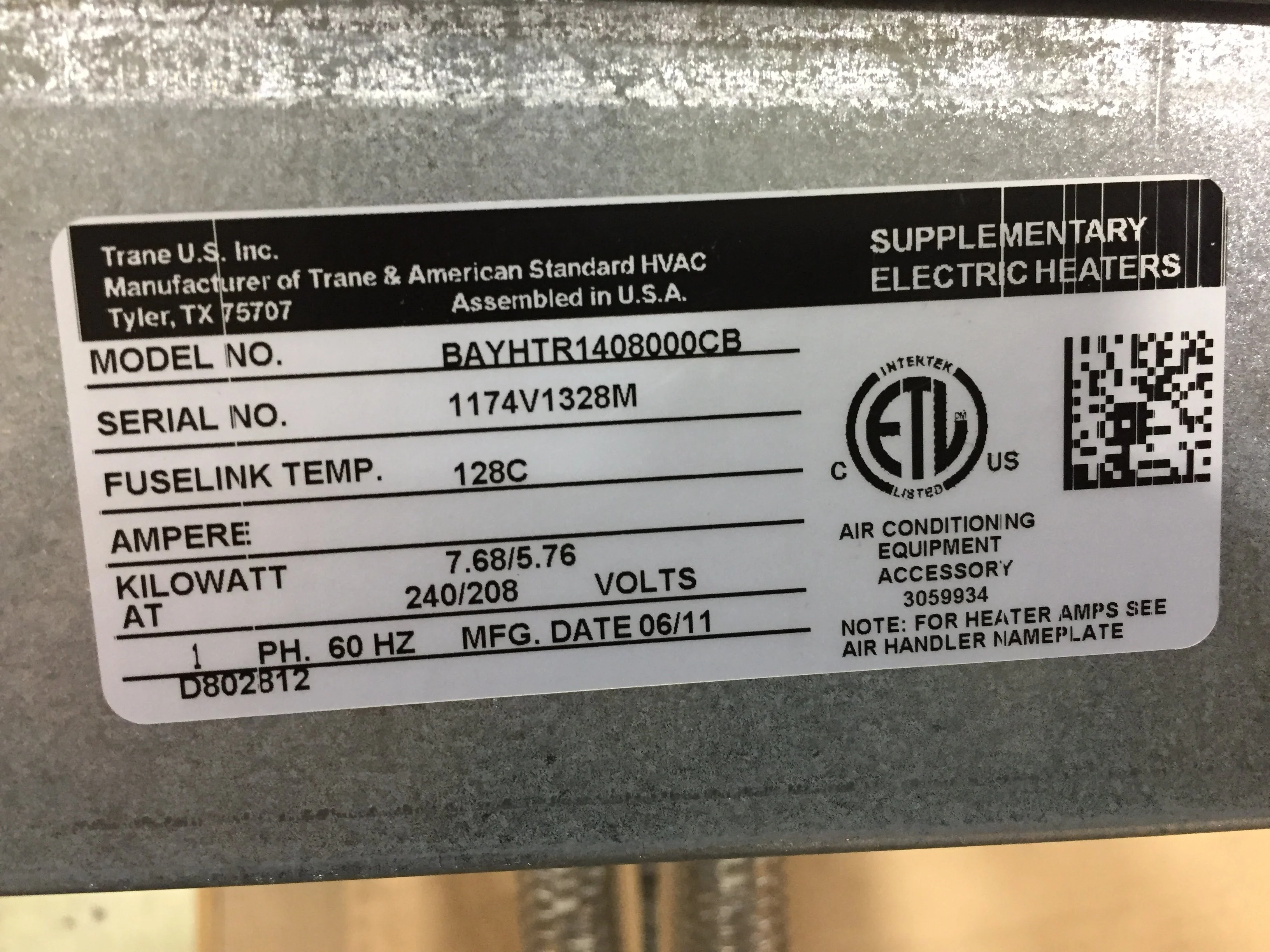 1.5 Ton 1-Stg SS Heat Pump 14.3 SEER2 with 1.5 Ton Multiposition Fan Coil with 8kW Electric Heat Kit - Image 3
