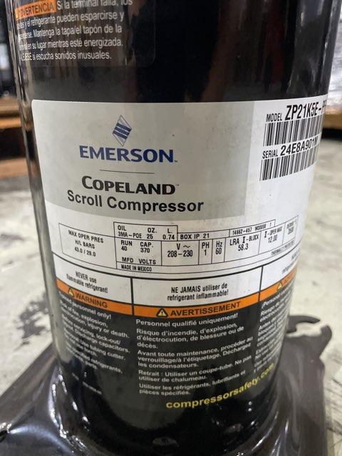 1.5 Ton AC Scroll Compressor 208-230/60/1 R410A - Image 3