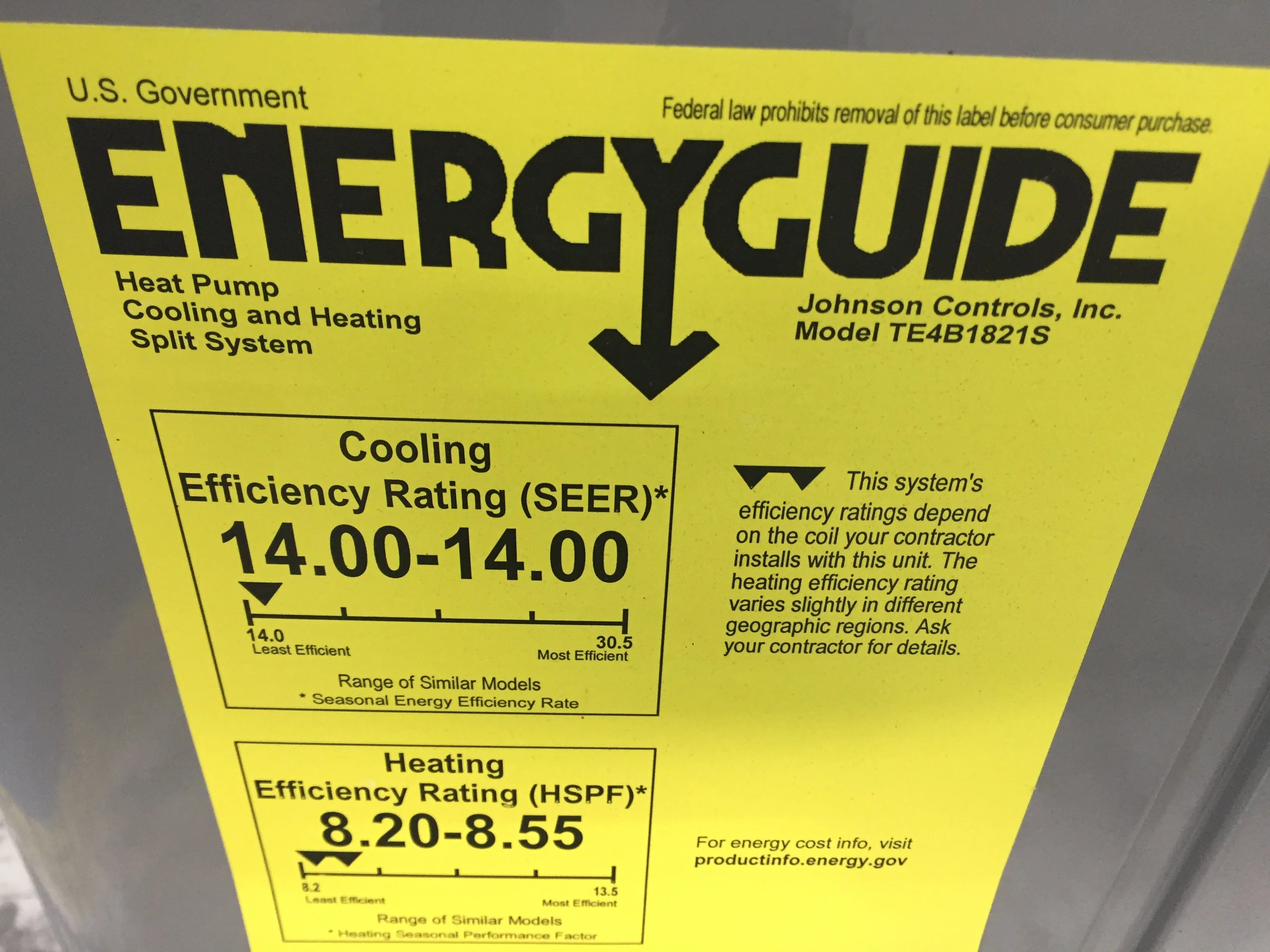 1.5 Ton Split-System Heat Pump 208-230/60/1, R410A, 14 Seer - Image 4