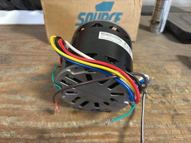 1 HP Blower Motor 115/60/1 1075 Rpm 4 Speed - Image 3