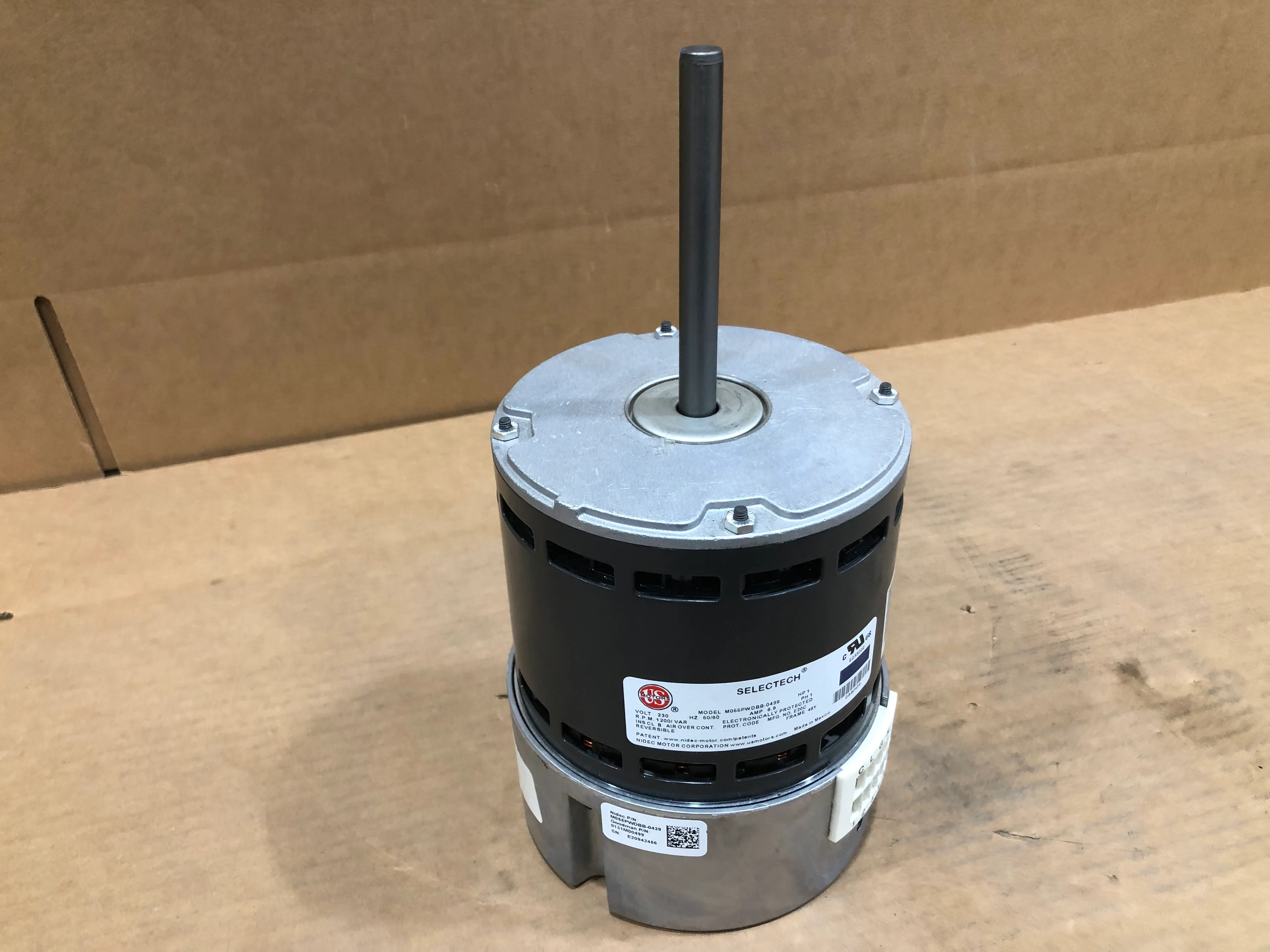1 HP ECM Direct Drive ECM Blower Motor 230/60/1 RPM:1200/Variable Speed - Image 5