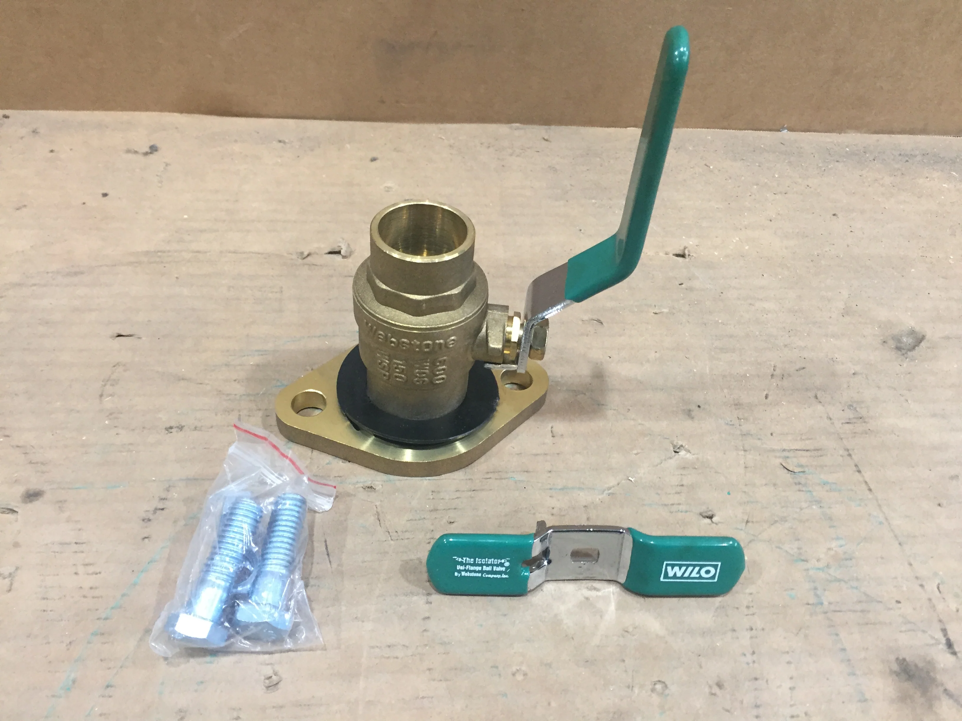 1" Sweat X Flange Ball Valve w/Rotating Flange - Image 5