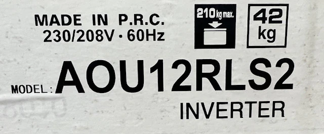 12,000 BTU Single-Zone OD Mini-Split DC Inverter Heat Pump , 208-230/60/1 Seer: 25 - Image 7