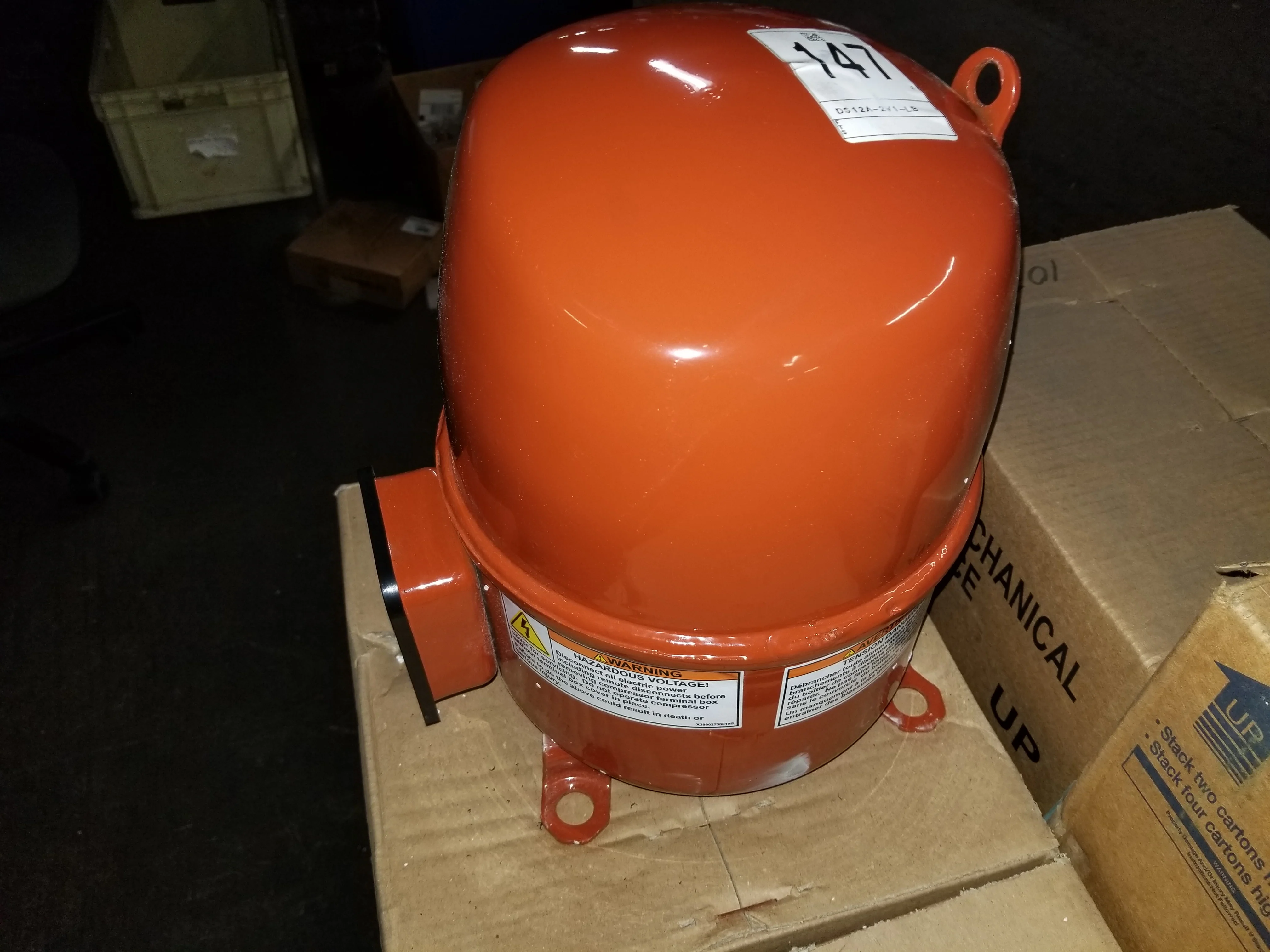 1 Ton Ac/HP Reciprocating Compressor 208-230/60/1 R-410A - Image 2