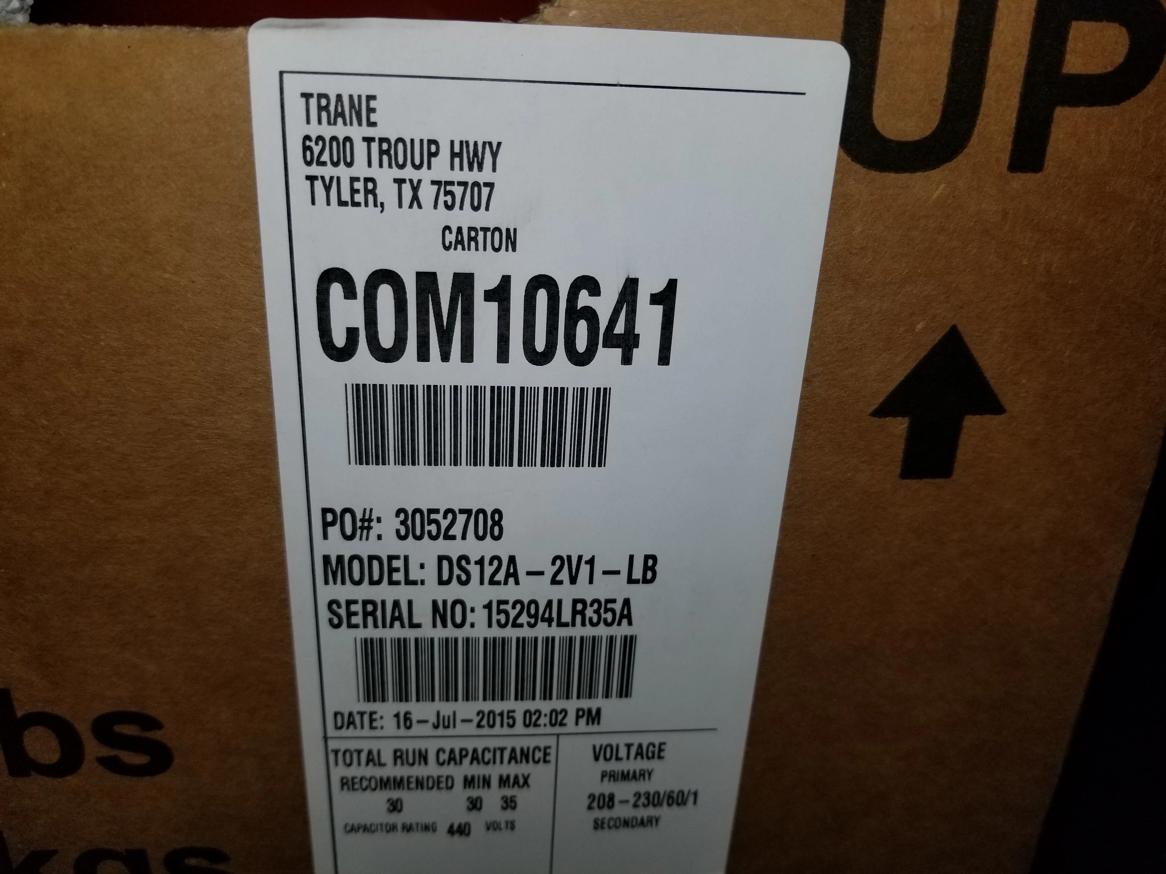 1 Ton Ac/HP Reciprocating Compressor 208-230/60/1 R-410A - Image 4