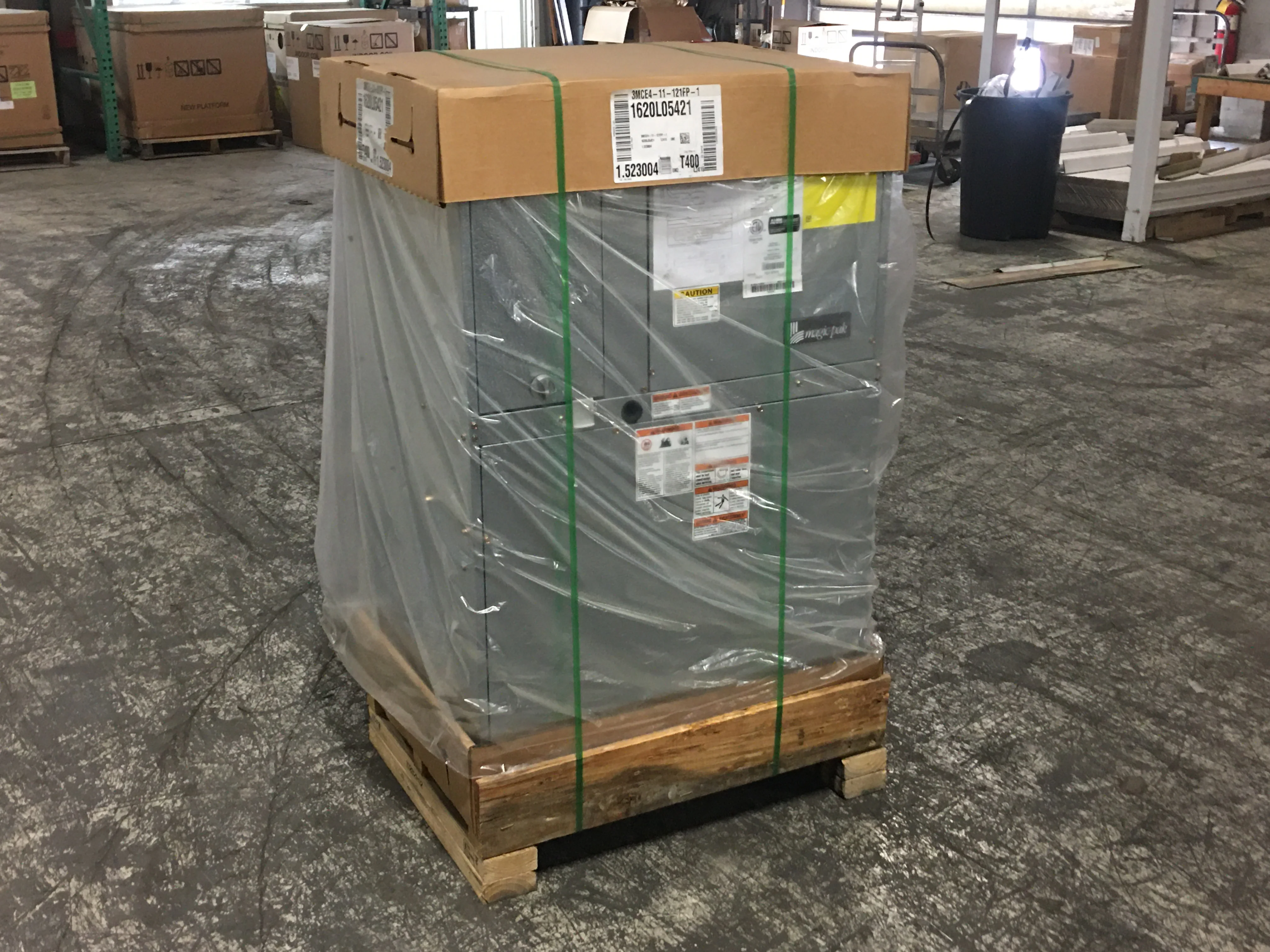 1 Ton Magic Pak Air Conditioning Packaged Unit with 3 KW Electric Heat; 11 EER, 208-230/60/1, R410A - Image 6