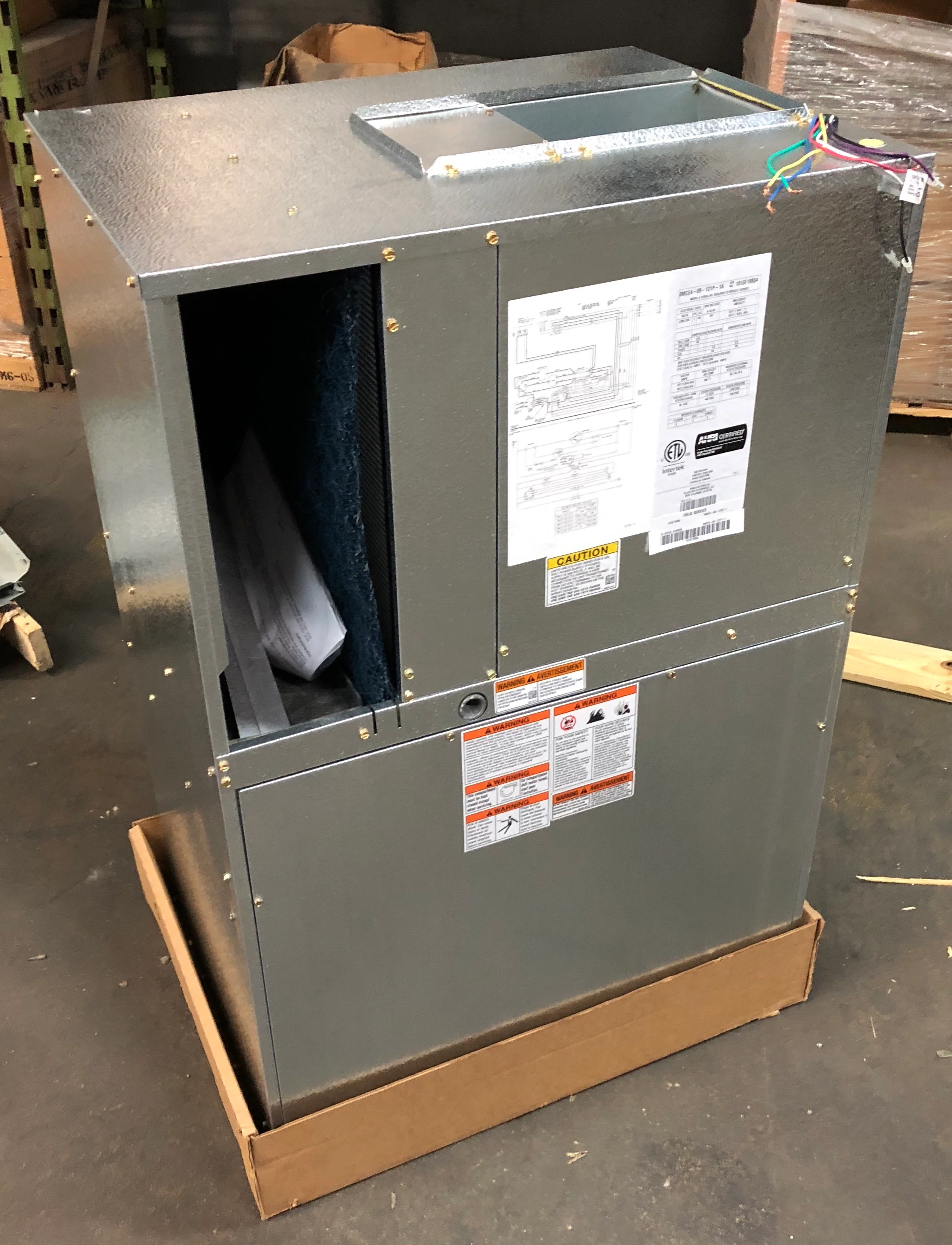 1 Ton Magic-Pak Series Upflow Electric Cooling Packaged Unit; 9 EER, 208-230/60/1, R-410A, CFM:450 - Image 7