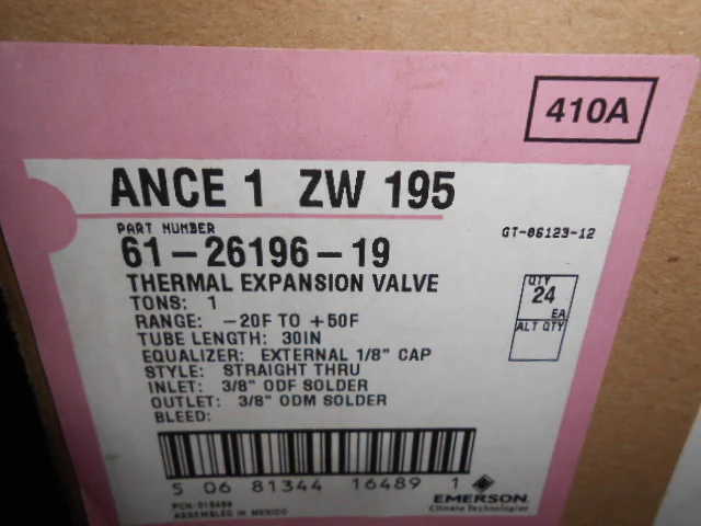 1 Ton Thermal Expansion Valve R-410A - Image 2