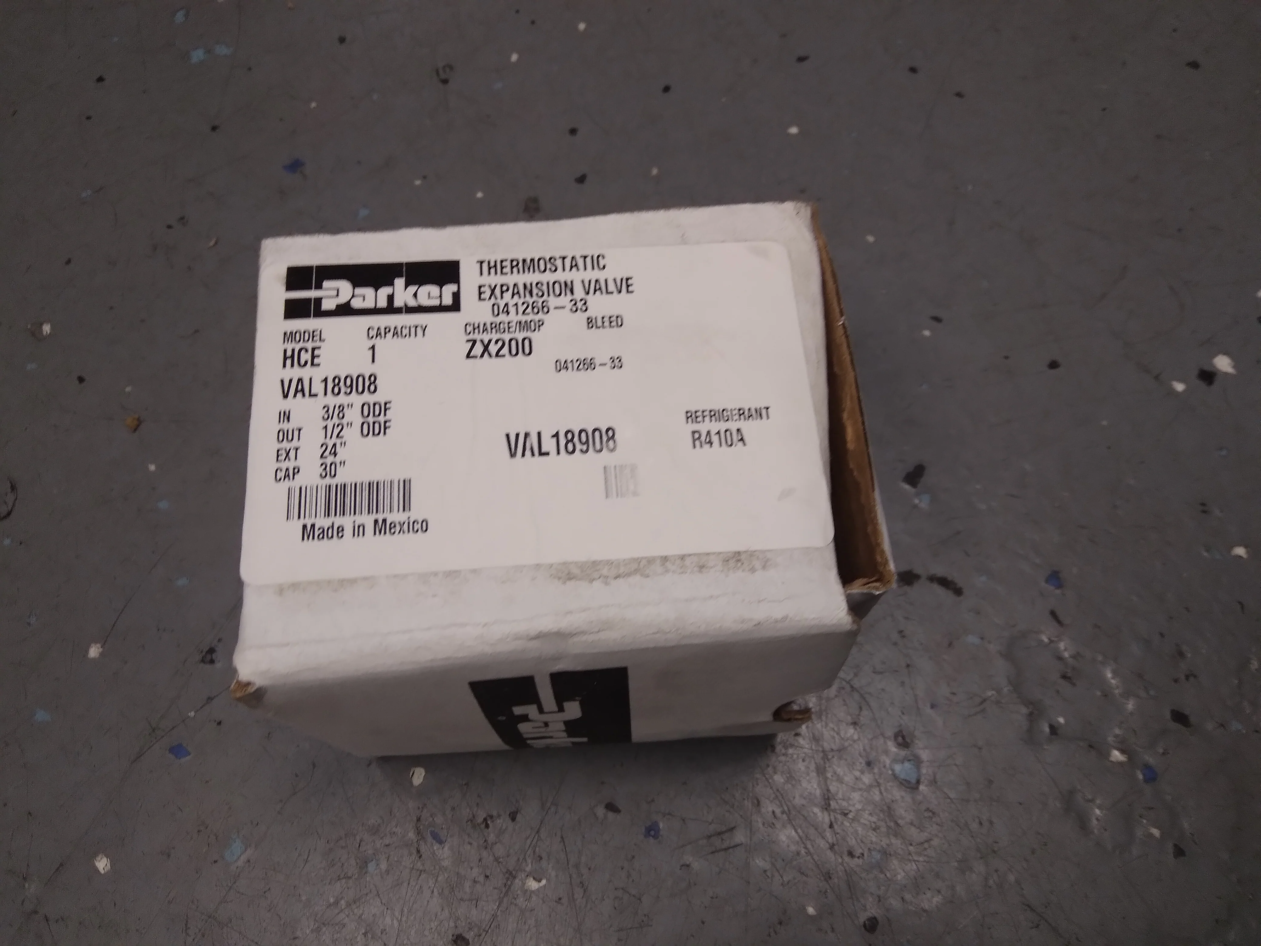 1 Ton Thermostatic Expansion Valve with 30" Capillary R-410A - Image 6