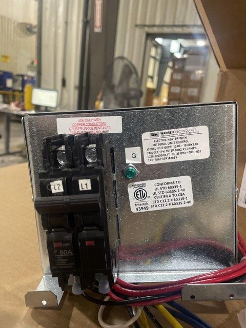 10 KW Electric Heat Kit with Breaker 208/240/60/1 - Image 5