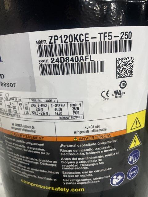 10 Ton AC Scroll Compressor 200-230/50-60/3 R410A - Image 4
