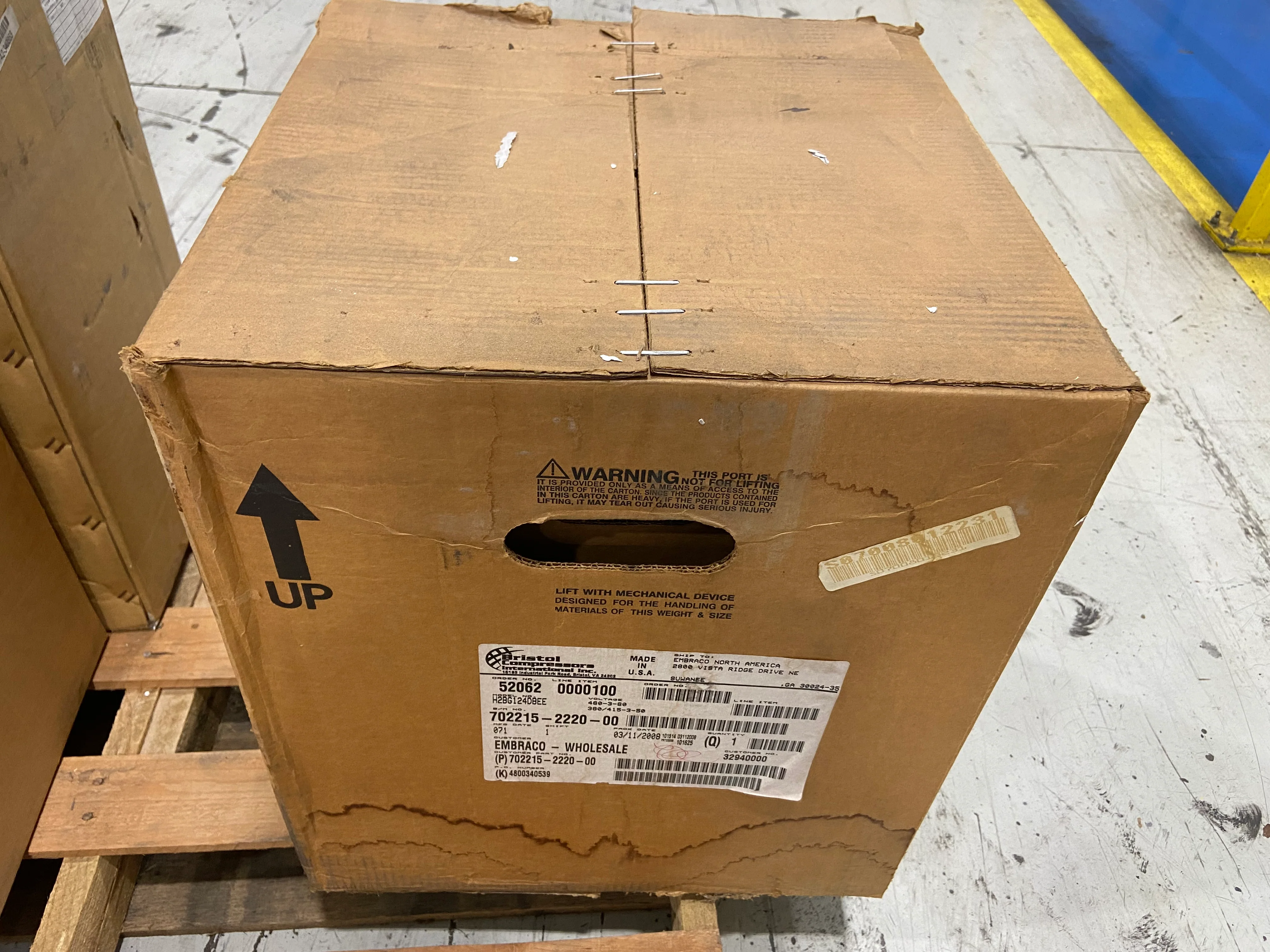 10 Ton AC/HP Hermetic Compressor 380-415/460/50-60/3 R-22 - Image 4