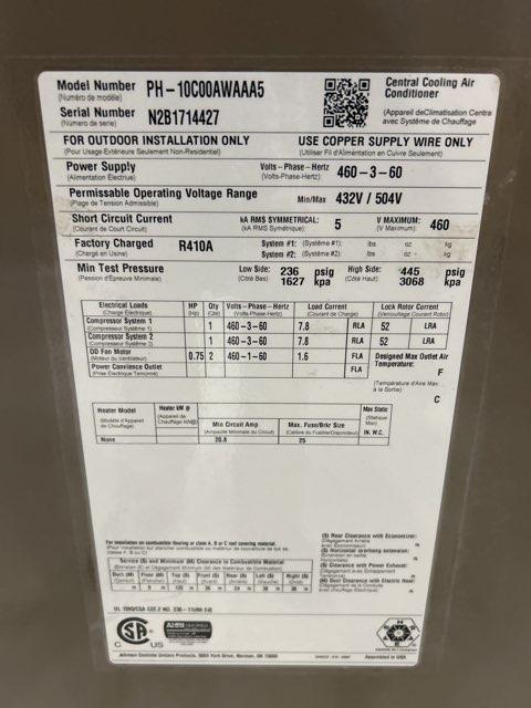10 Ton Single-Stage Split-System Heat Pump 460/60/3 R410A 11 EER - Image 4