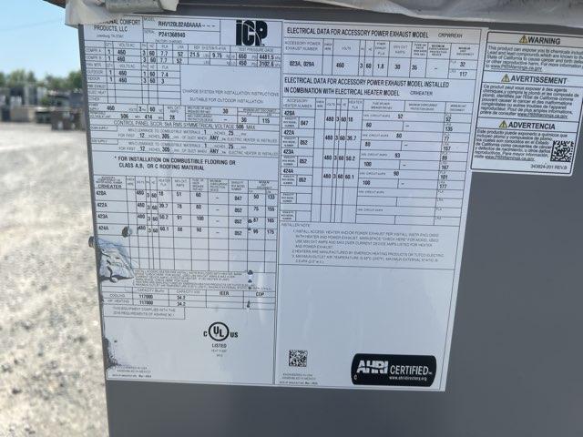 COMMERCIAL 10 Ton Two-Stage Convertible Packaged Heat Pump Unit, 11 EER, 460/60/3, R410A - Image 2