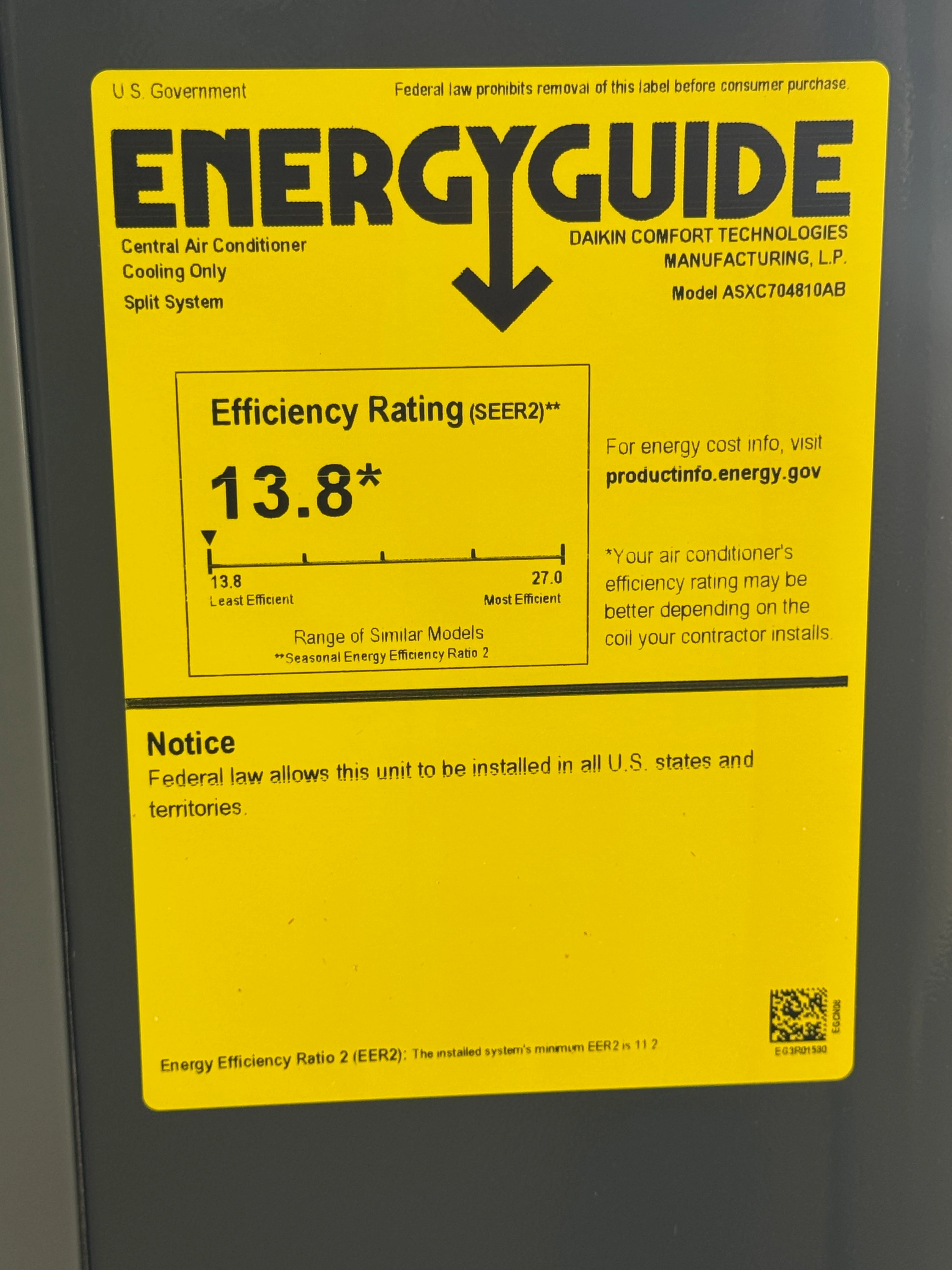 100,000 BTU Up/Horz Gas Furnace 80%, 4 Ton SS Comm AC 17 SEER2, 7 Pin Connector and 24V Thermostat - Image 7