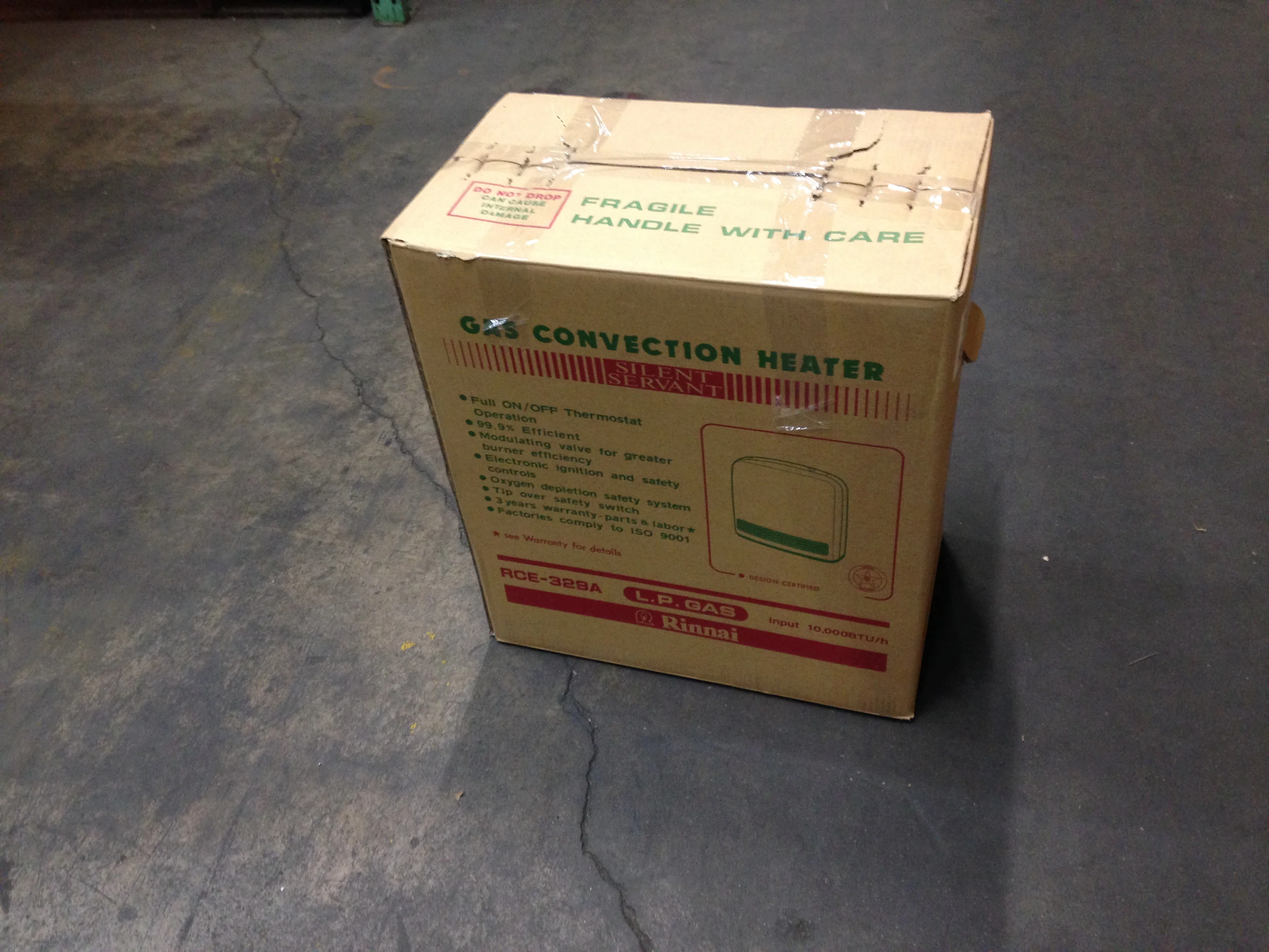 10,000 Btu Silent Servant Convector Vent-Free Space Heater, 99.9%, 120/60/1, Cfm:92, Type Of Gas:Lp - Image 7
