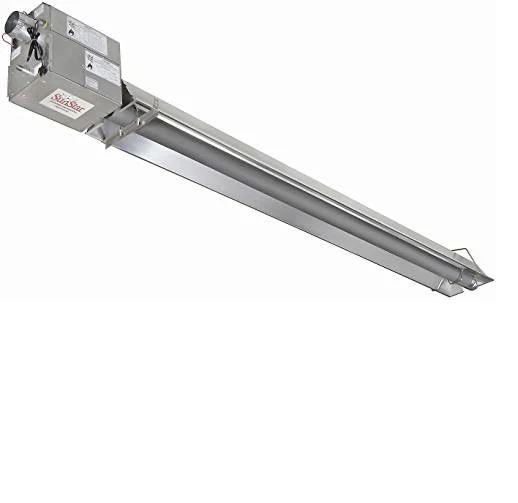 100,000 BTU NATURAL GAS INFRARED TUBE HEATER 40' SINGLE STAGE