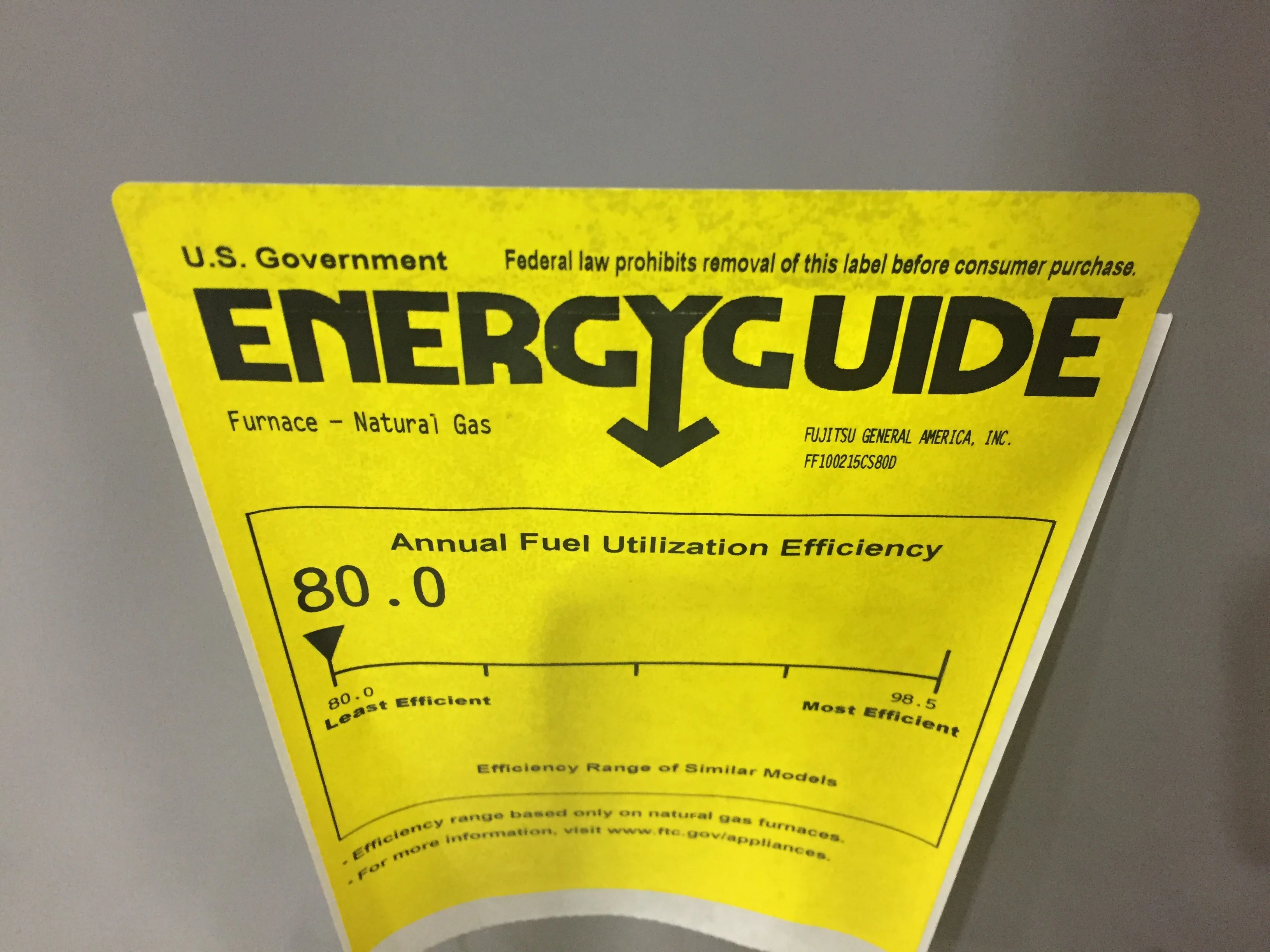 100000 BTU SINGLE-STAGE DOWNFLOW ECM MULTI SPEED GAS FURNACE 80% AFUE 115/60/1 CFM: 2000 - Image 6