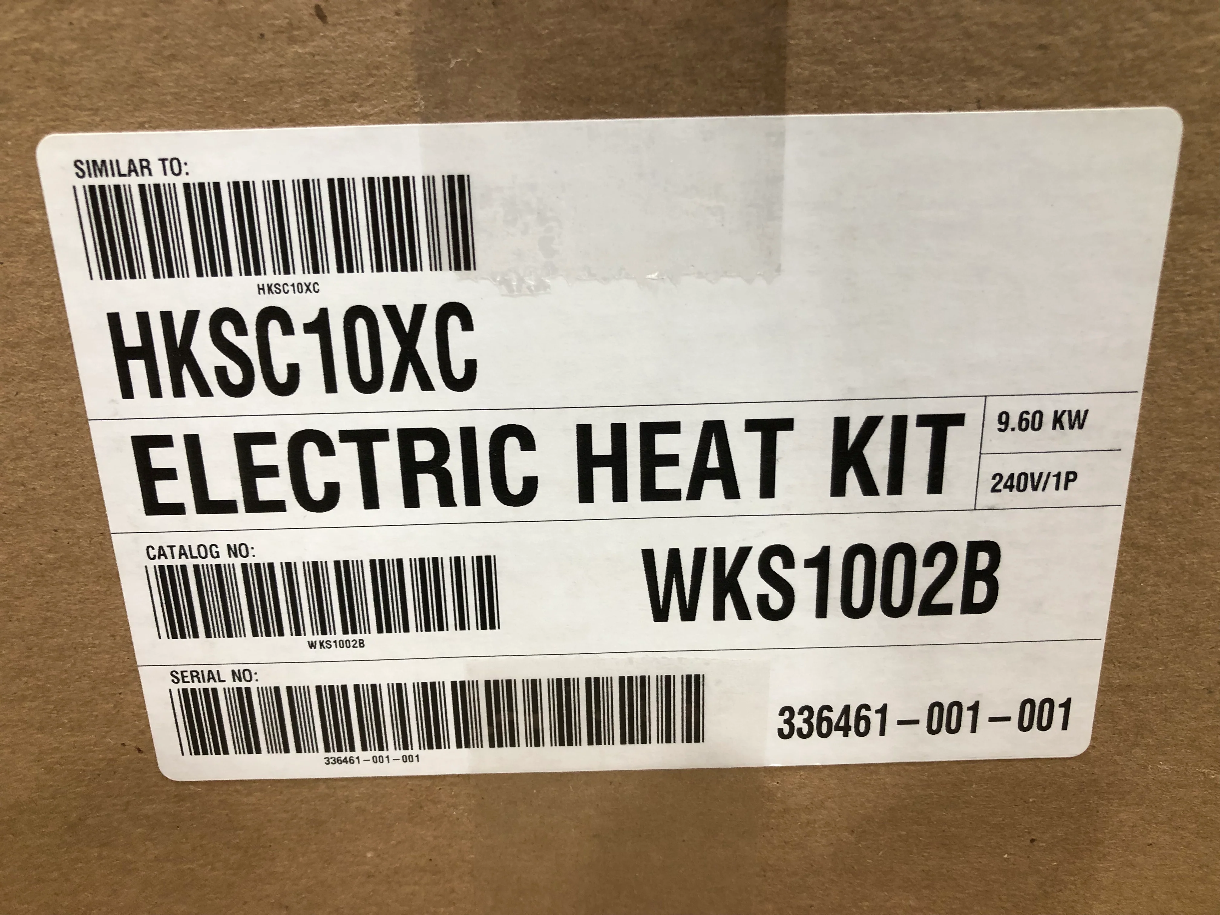 10 kW Electric Heat Kit; 240/60/1 - Image 3
