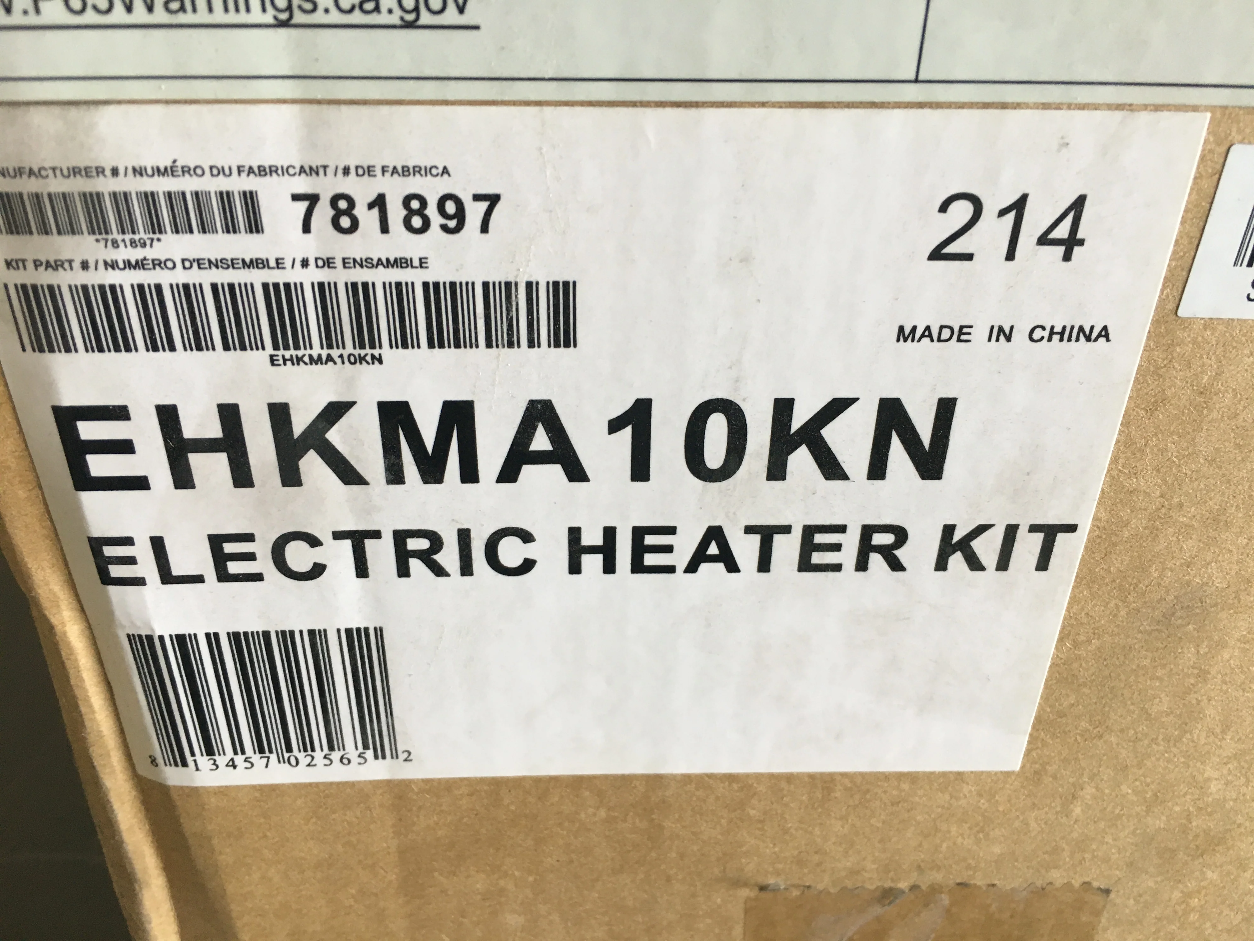 10Kw Electric Heat Kit With Breaker 208-230/50/60/1 - Image 4