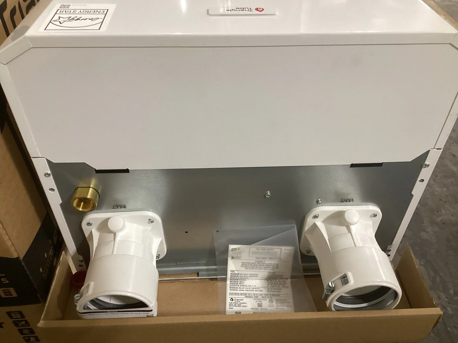 110,000 BTU Condensing Natural Gas Hot Water Boiler 95% AFUE, 120/60/1 - Image 4