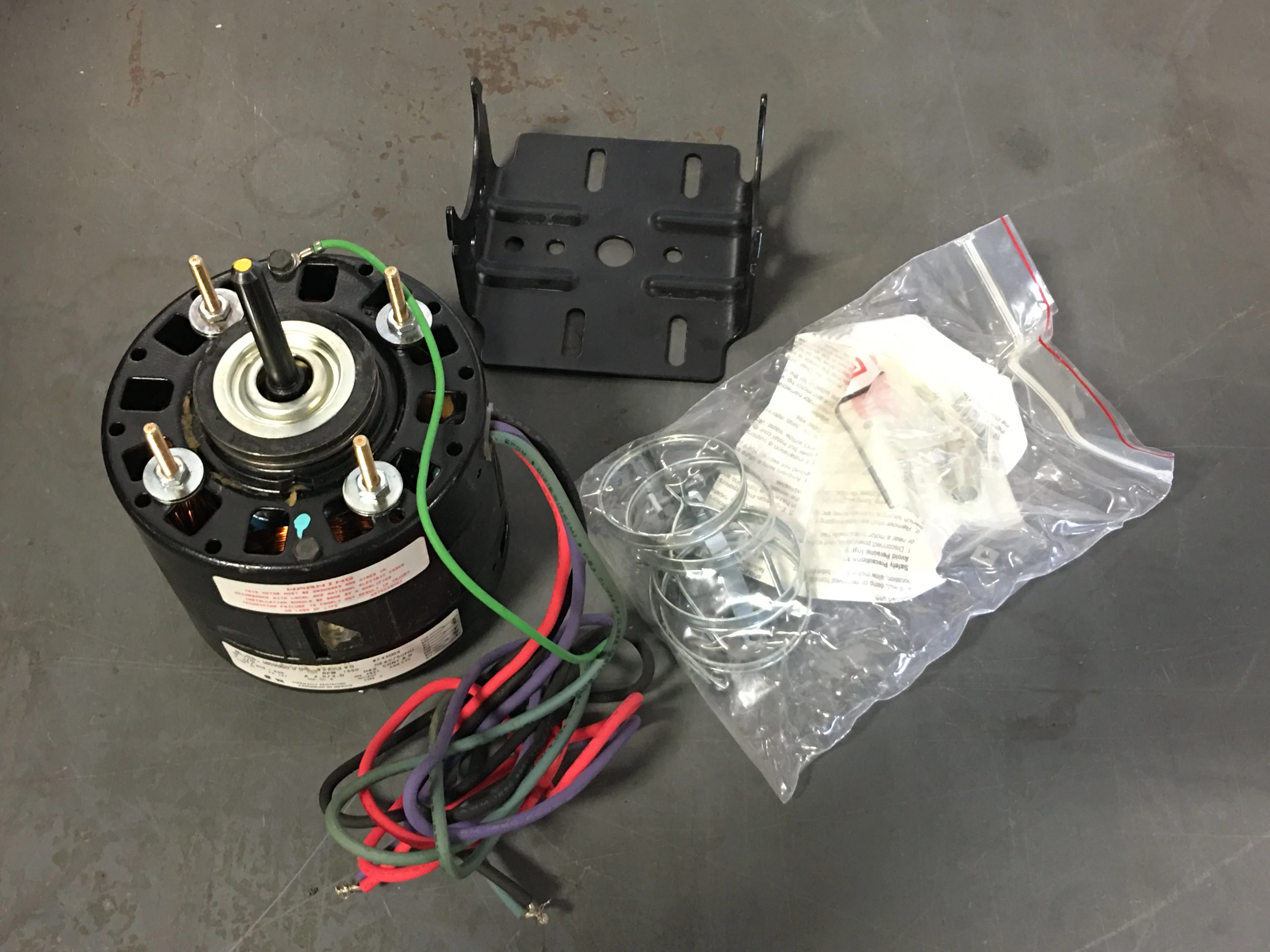 1/10 HP Motor 115/208-230/50-60/1 1550 RPM 1 Speed - Image 5