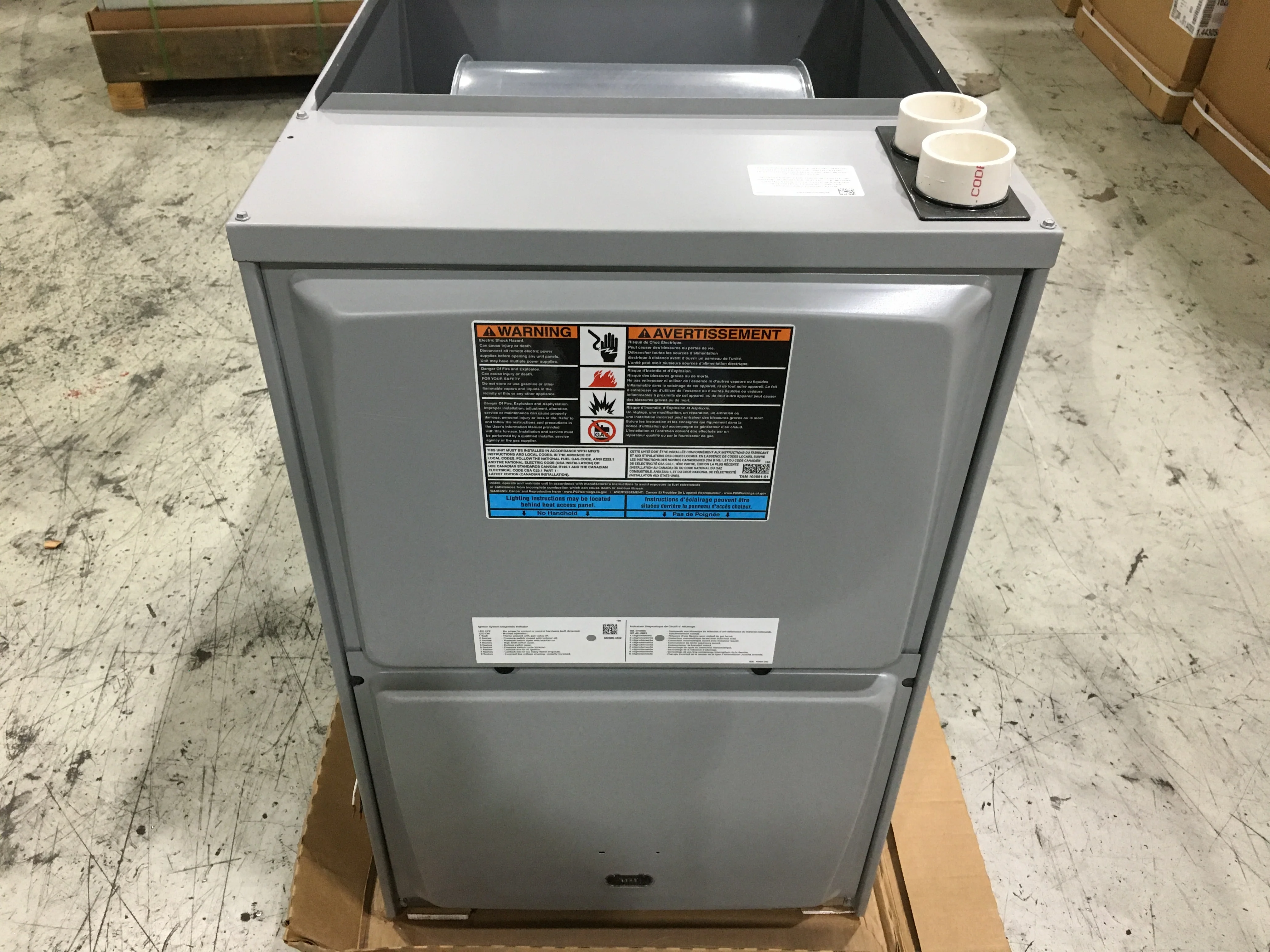 110000 Btu Single-Stage Downflow PSC Multi Speed Gas Furnace 92% Afue 120/60/1 Cfm: 2000 - Image 2