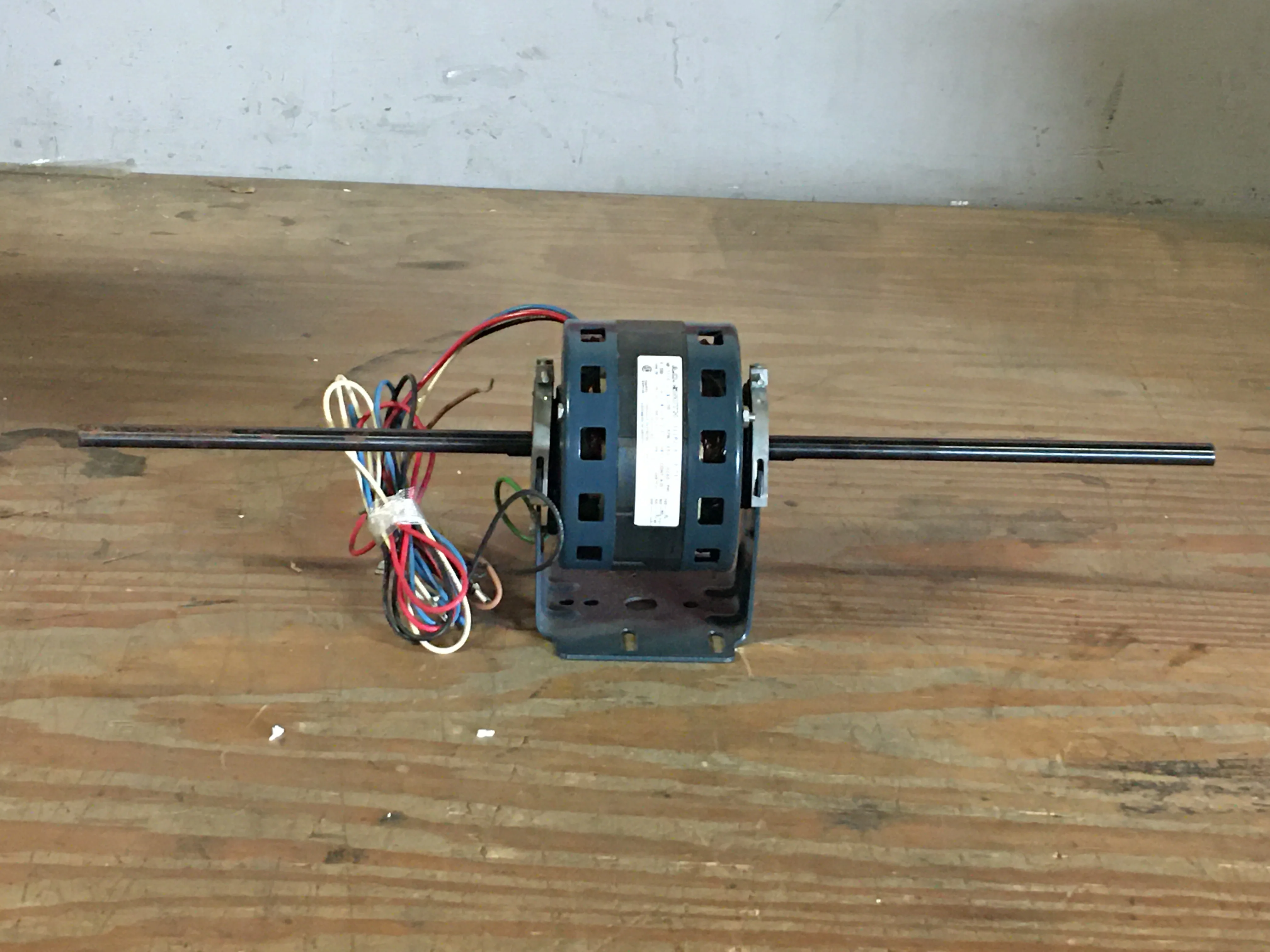 1/10-1/15-1/20 HP Electric Blower Motor 230/60/1 1550/3 Double Shaft - Image 2