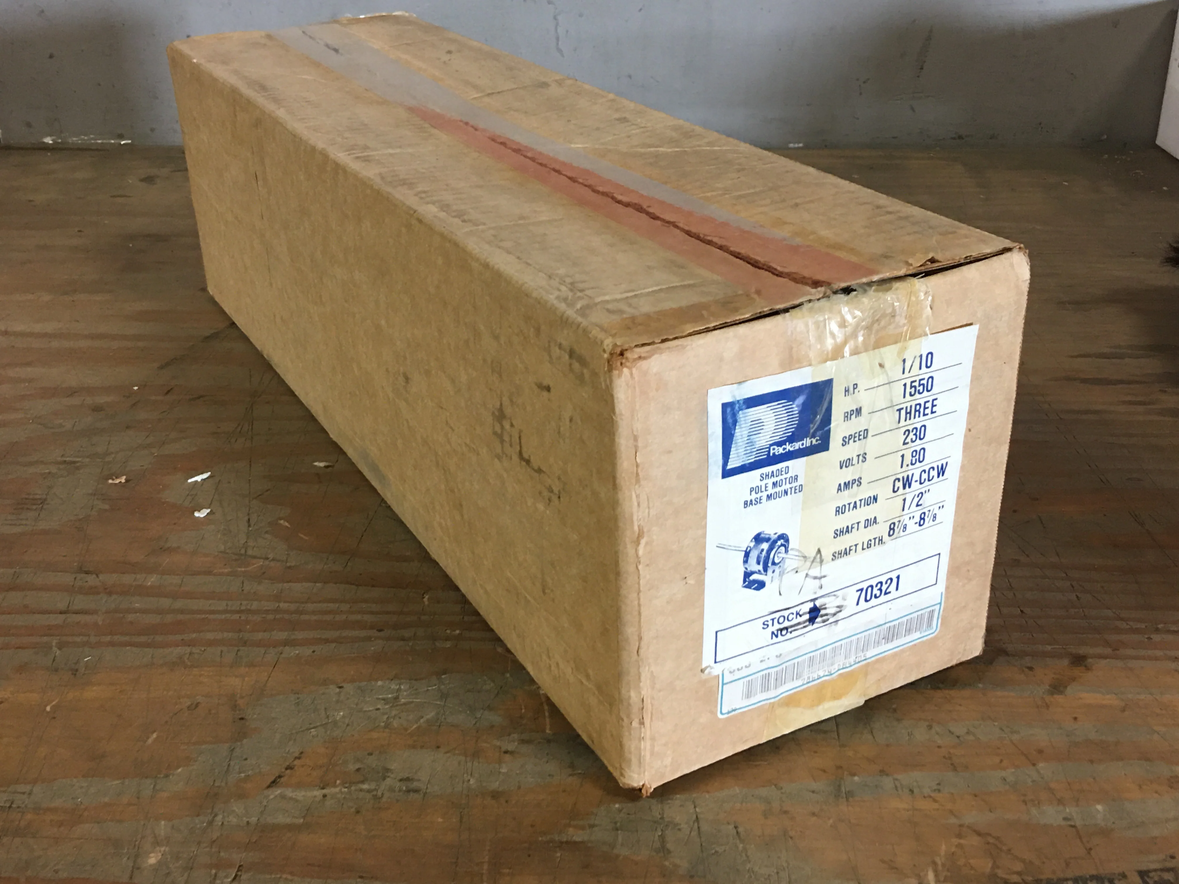 1/10-1/15-1/20 HP Electric Blower Motor 230/60/1 1550/3 Double Shaft - Image 6