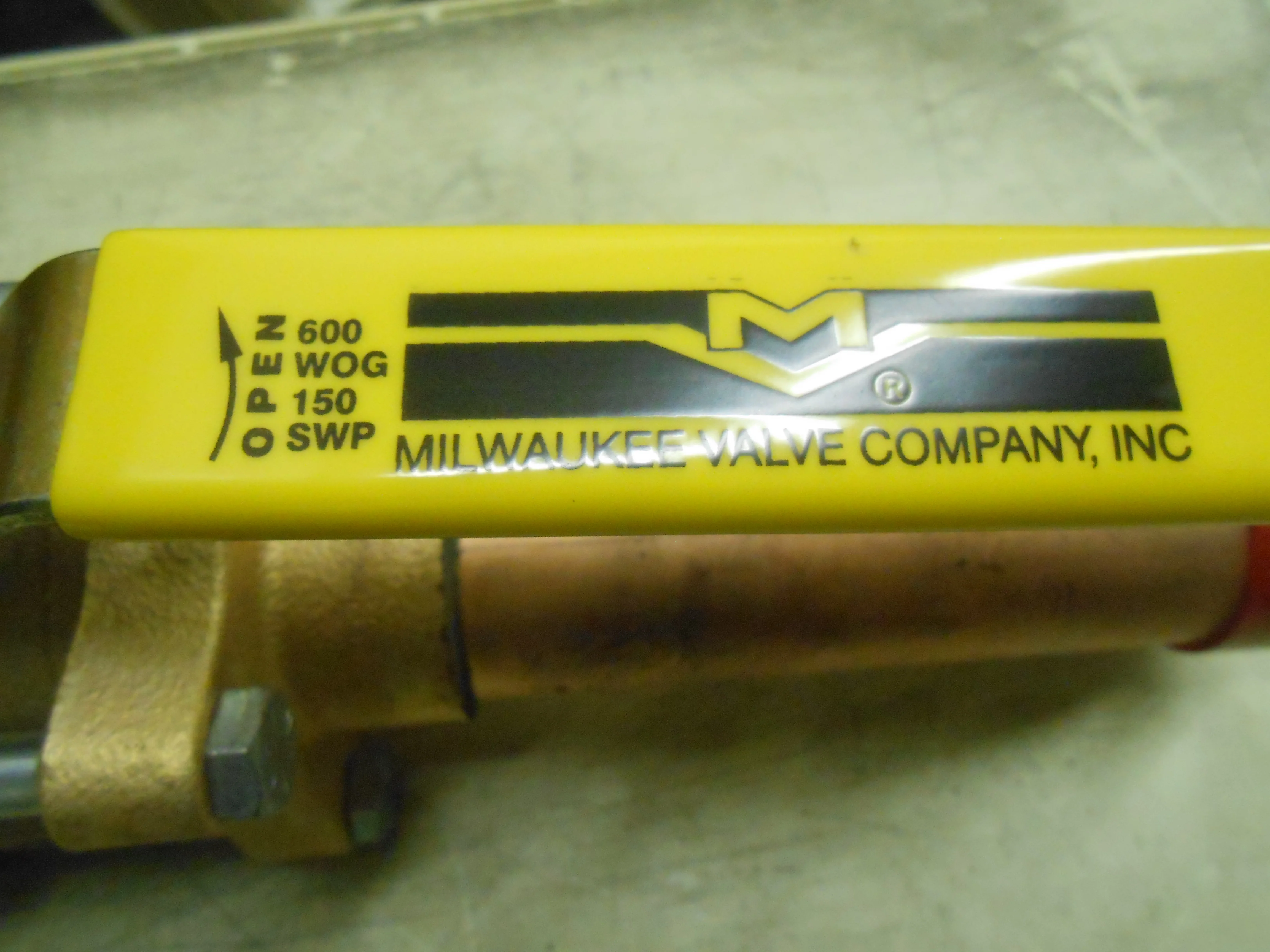 1-1/2" Sweat Bronze Ball Valve w/Extended Tube Ends - Image 2