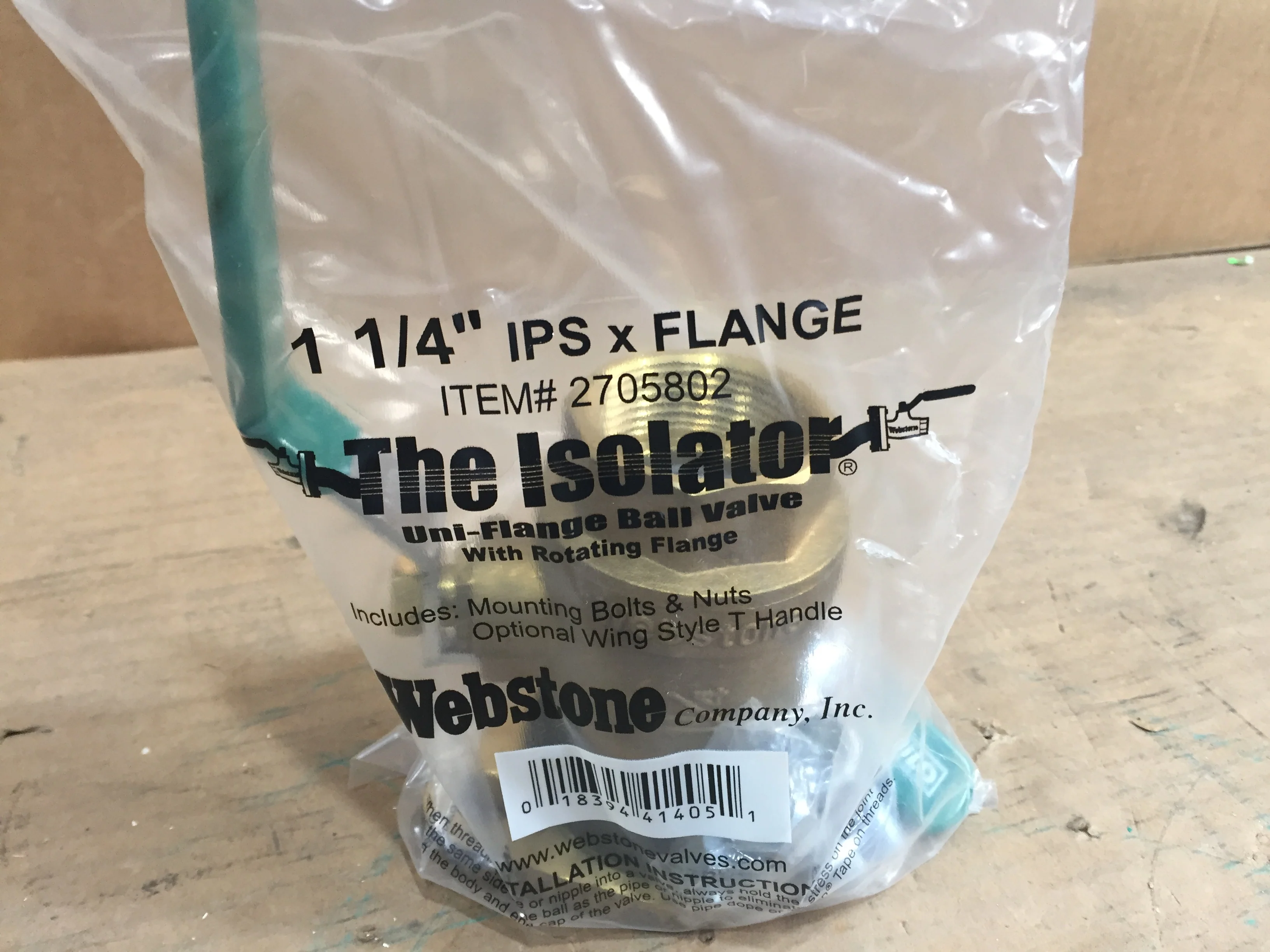 1-1/4" IPS X Flange Ball Valve with Rotating Flange - Image 4
