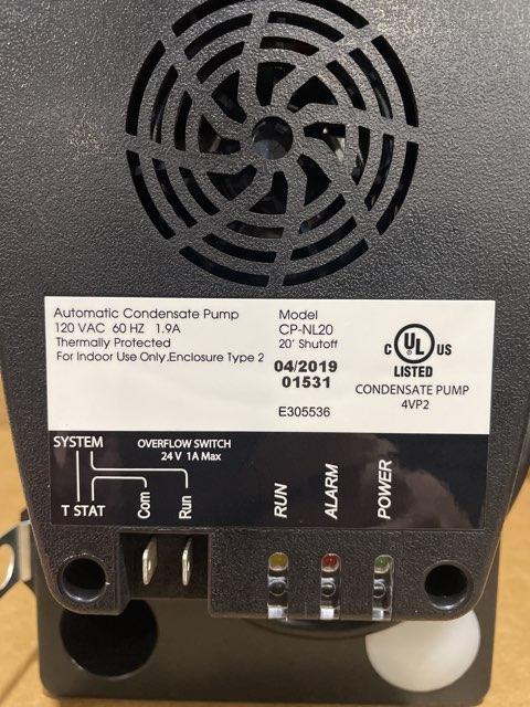 115V Automatic Condensate Pump, 20 Foot Lift - Image 4