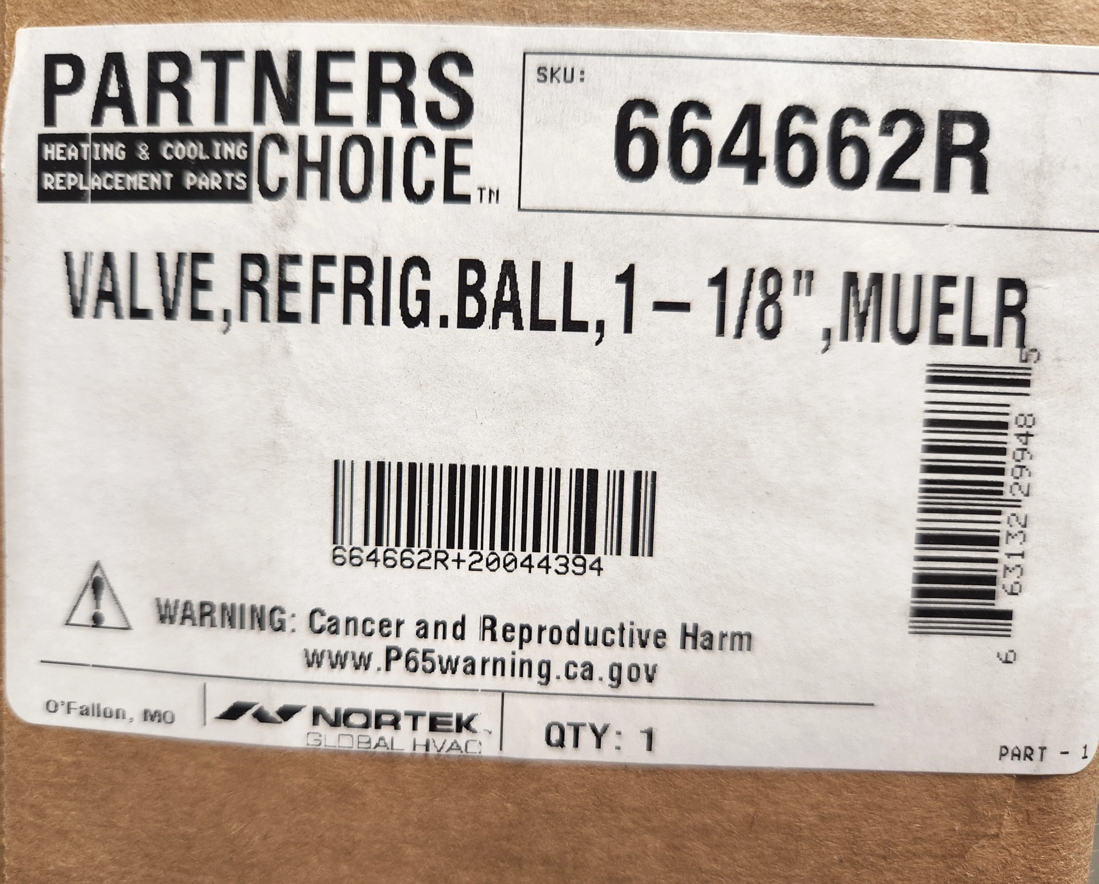 1-1/8"ODS Refrigerant Ball Valve - Image 3