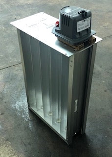 12" X 18" RECTANGLE "TrueZone" ADJUSTABLE MOTORIZED POWER OPEN AND SPRING CLOSE ZONE DAMPER, 24/60/1 - Image 2