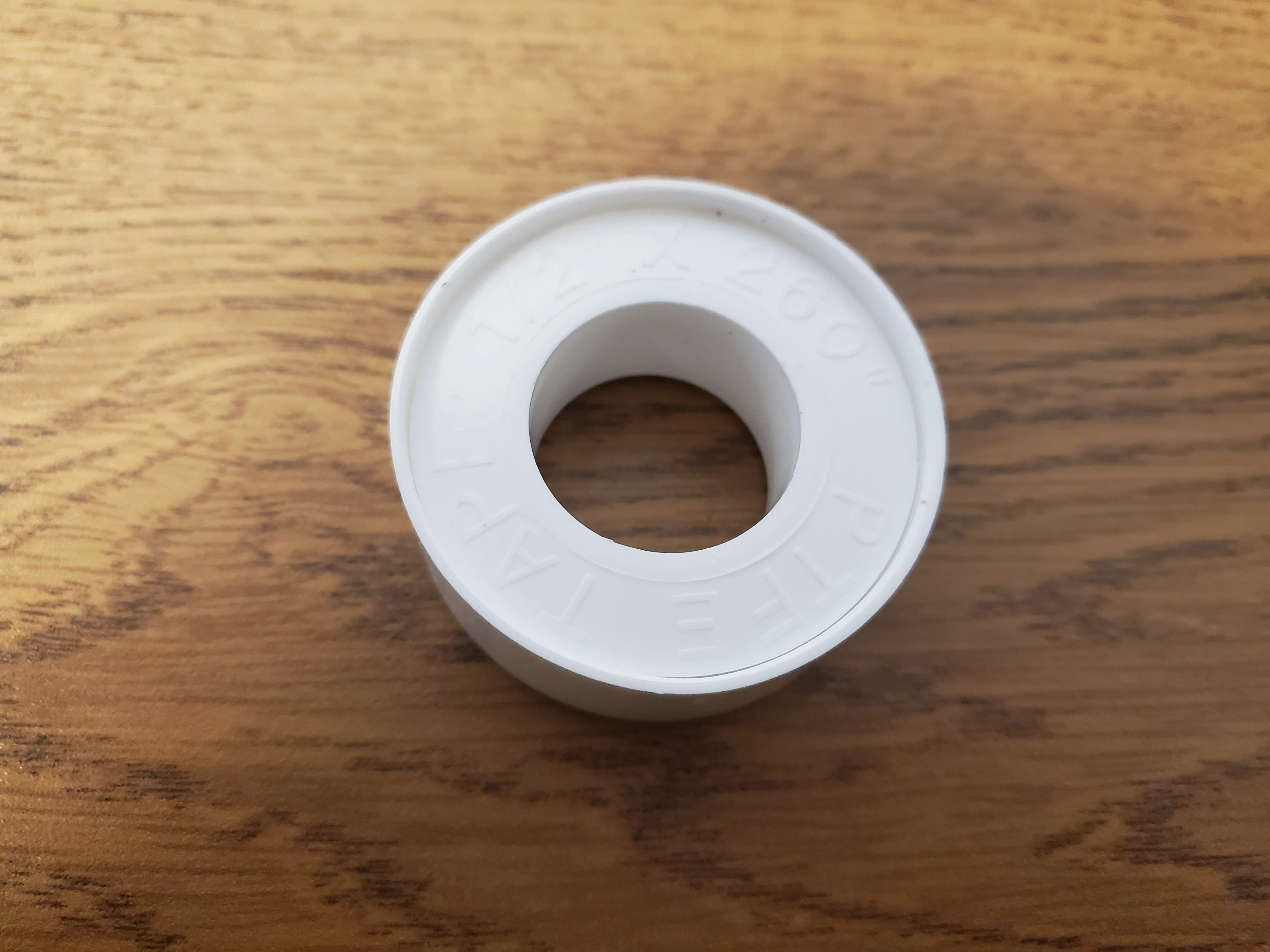 1/2" x 260" STD GRADE TEFLON TAPE WHITE - Image 2