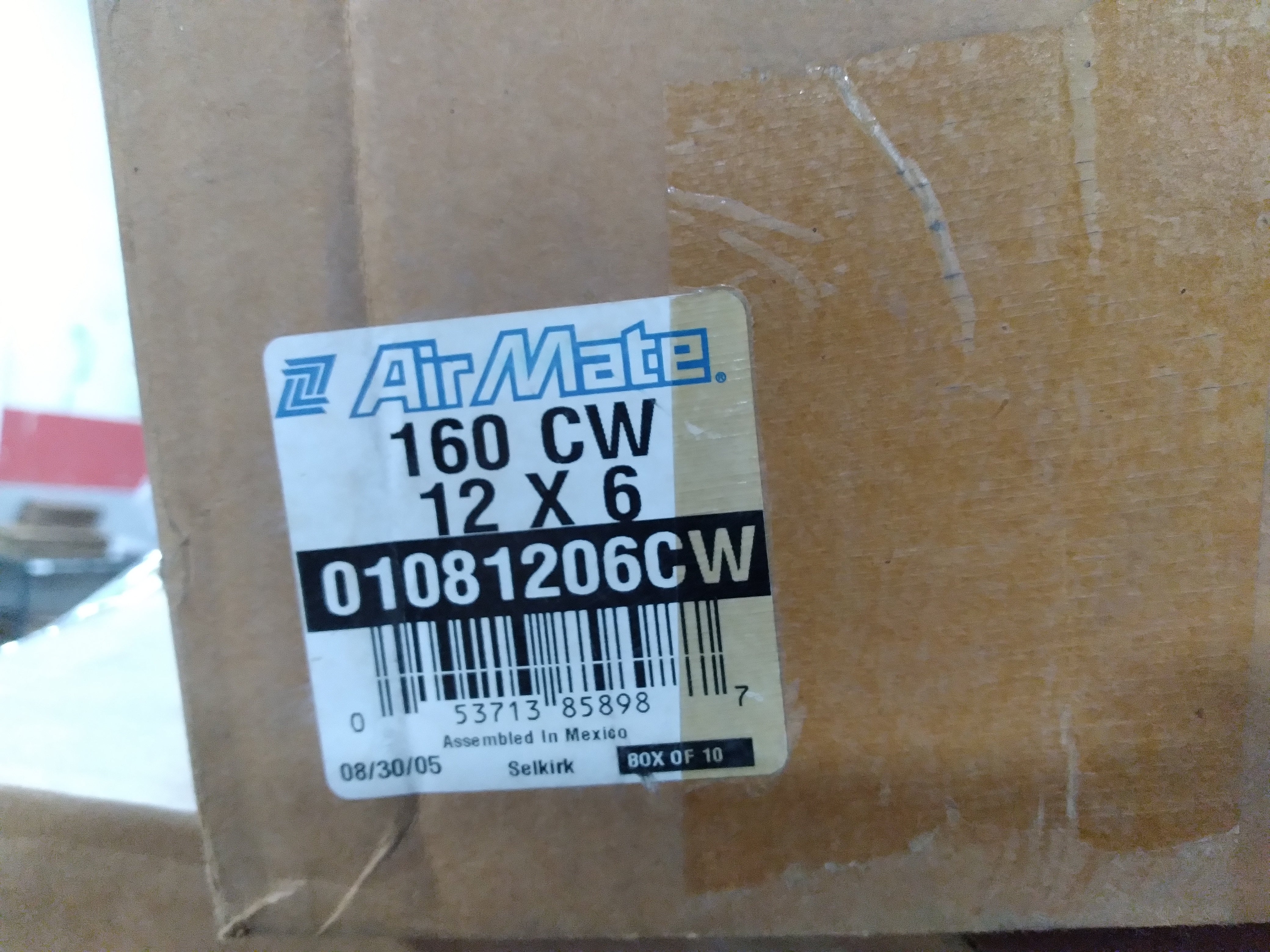 12" X 6" WHITE 2 WAY CEILING/WALL REGISTER, 10 PER CASE - Image 3