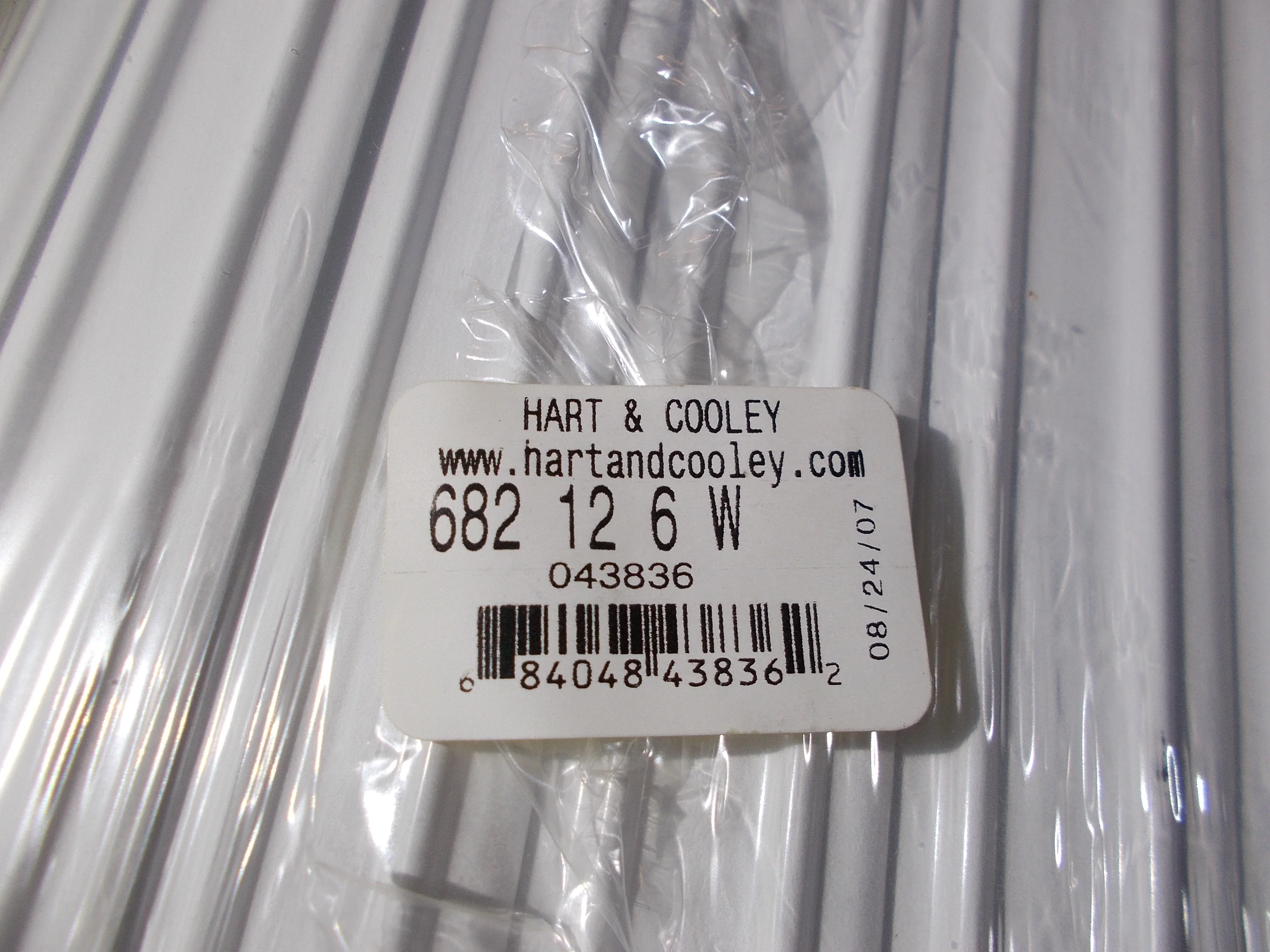 12" X 6" White Two Way Sidewall Register - Image 4
