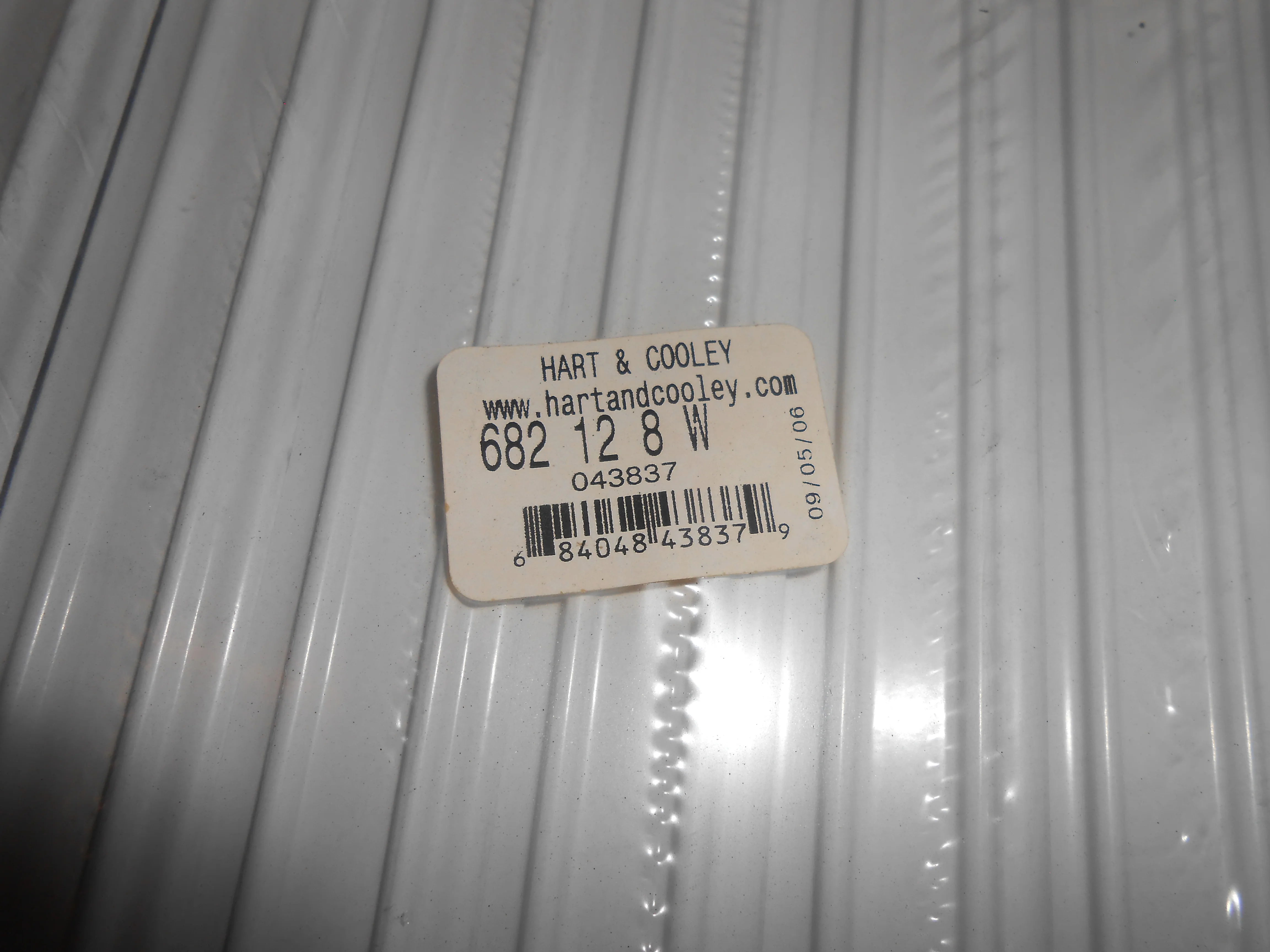 12" X 8" STEEL/WHITE 2-WAY SIDEWALL REGISTER - Image 5