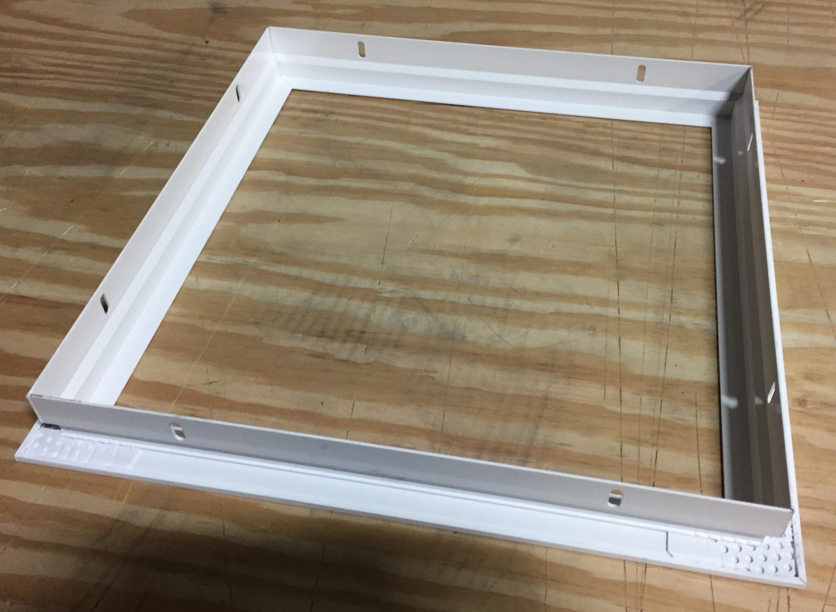 12" X 12" ALUMINUM/WHITE SURFACE MOUNT FRAME - Image 2