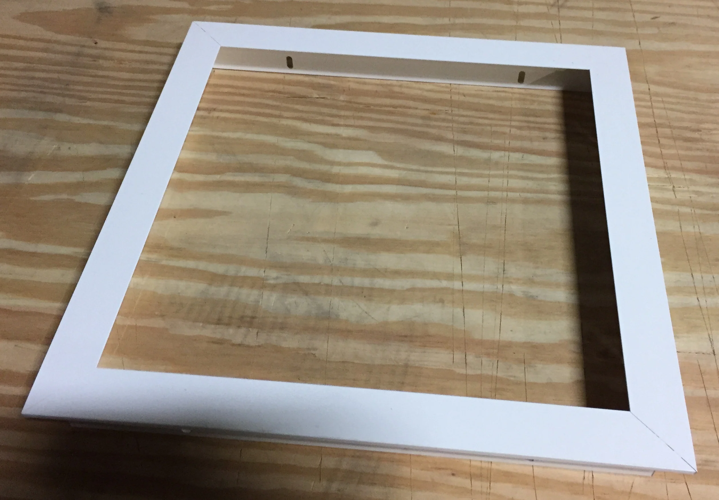 12" X 12" ALUMINUM/WHITE SURFACE MOUNT FRAME - Image 6