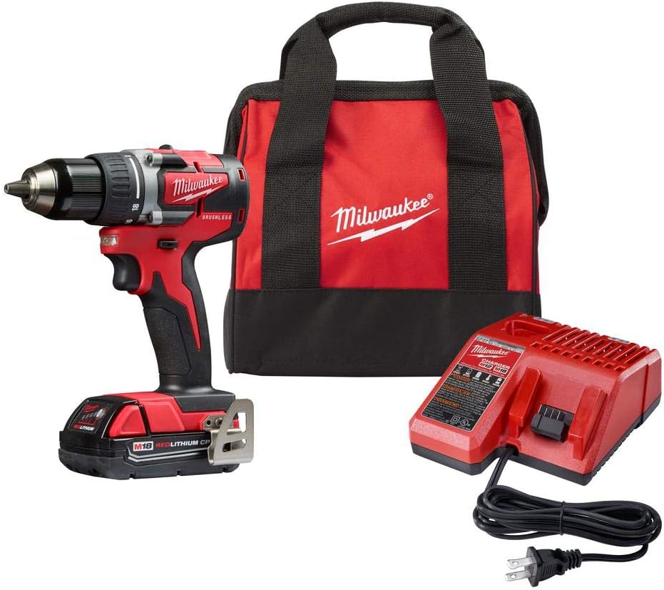 1/2 In. Cordless 18V Redlithium Brushless Driver Kit